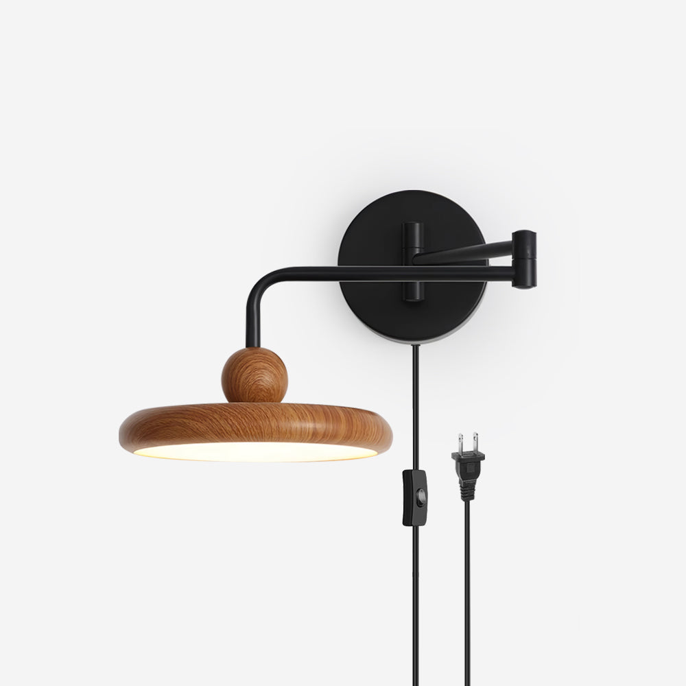 Arden Adjustable Plug-In Wall Lamp