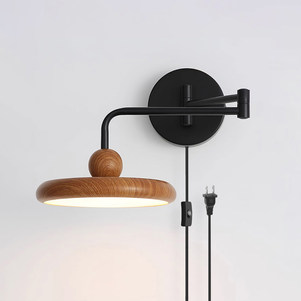 Arden Adjustable Plug-In Wall Lamp