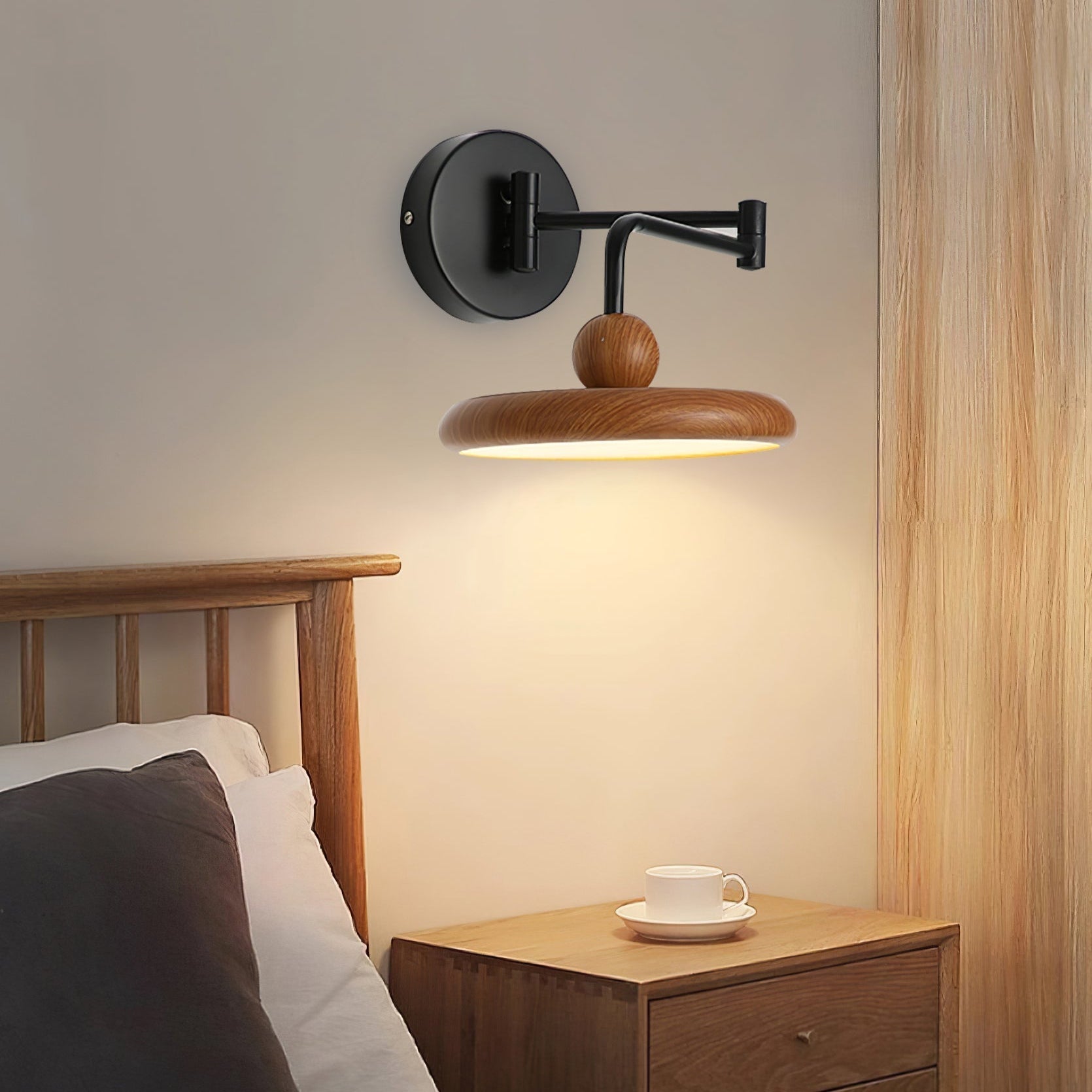 Arden Adjustable Plug-In Wall Lamp