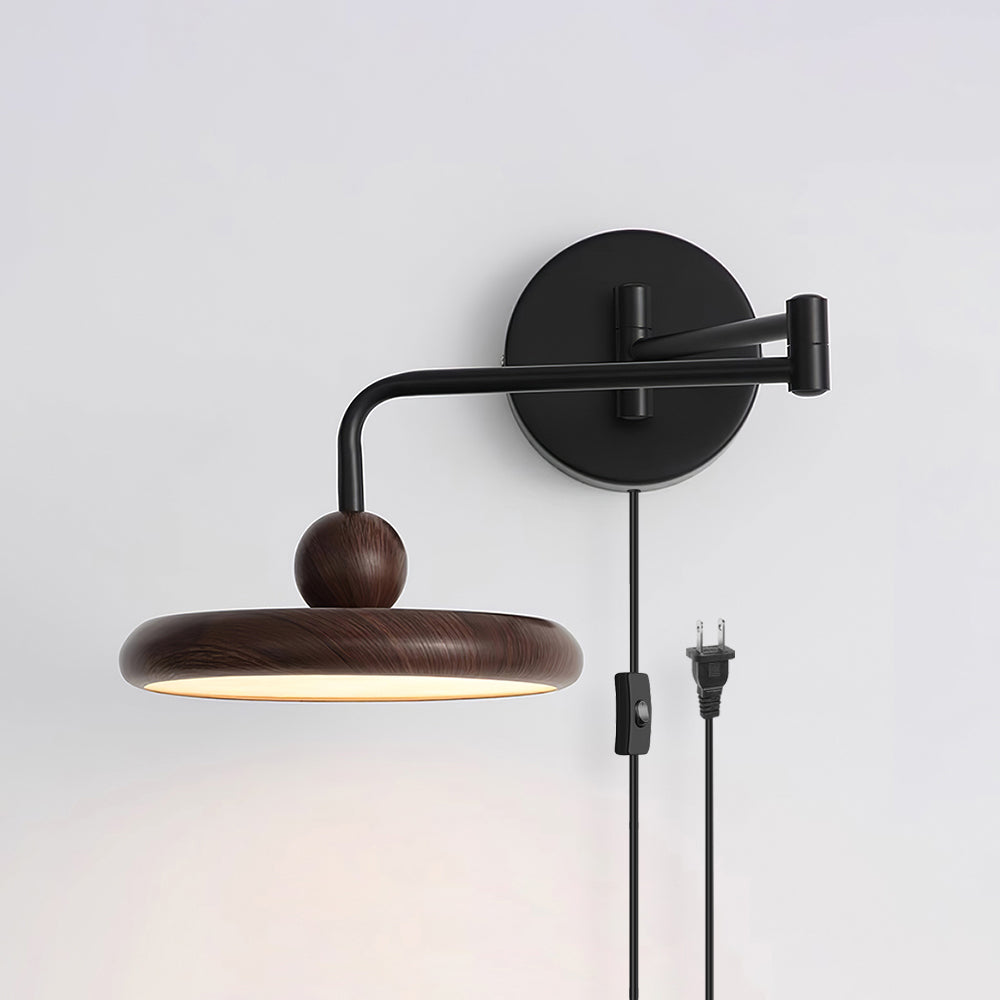 Arden Adjustable Plug-In Wall Lamp