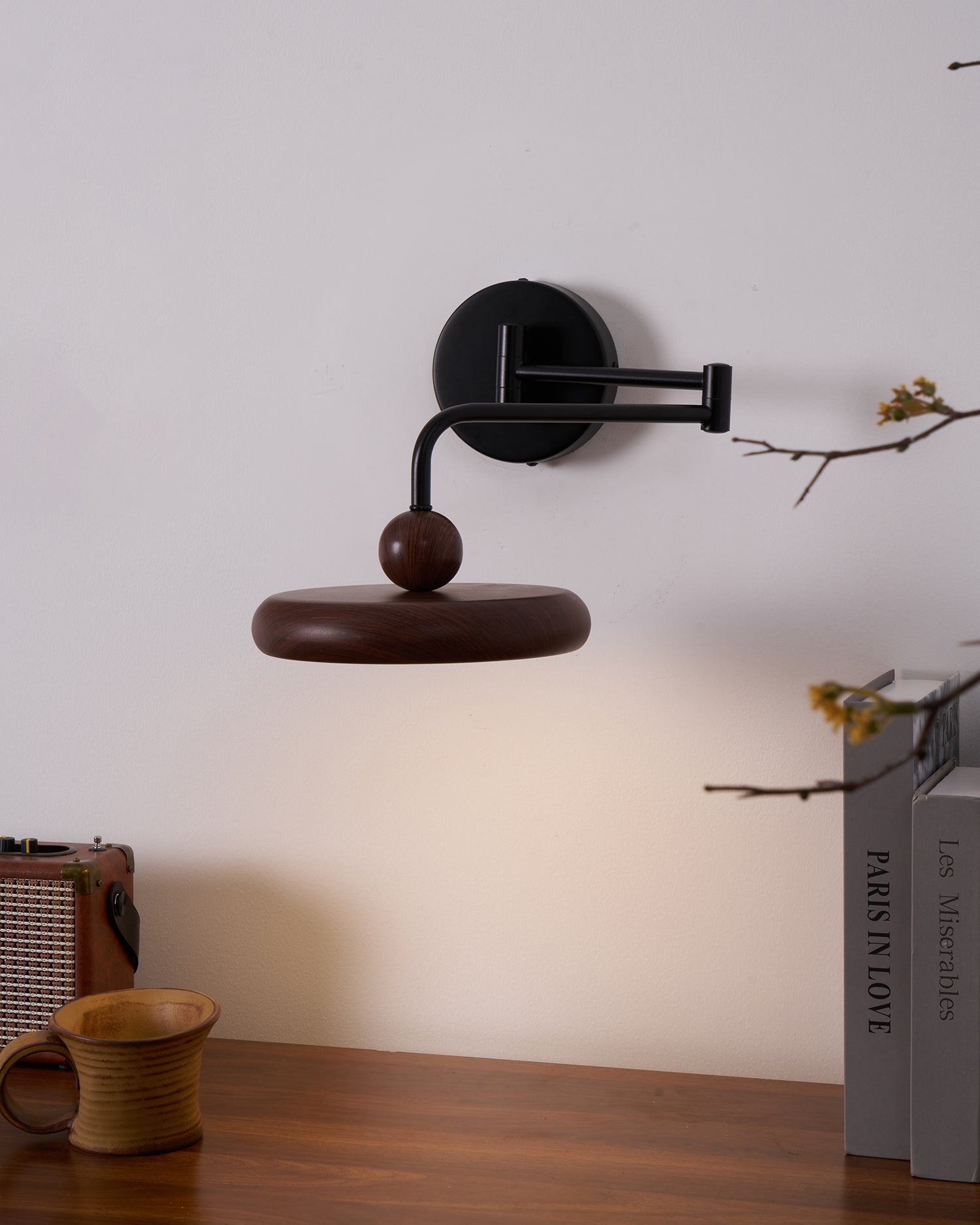 Nella Applique Murale Minimaliste en Bois