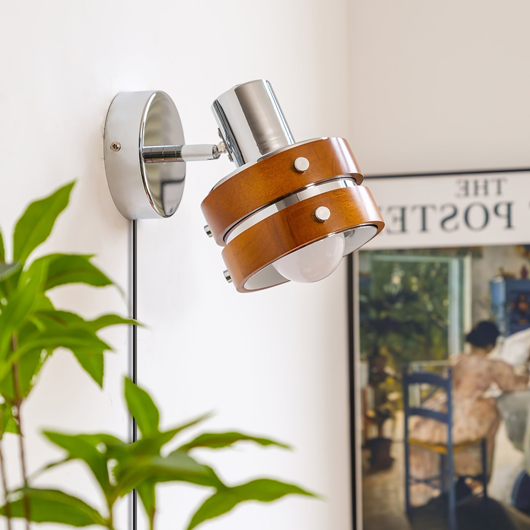 Orbitce Wood Classic Wall Lamp