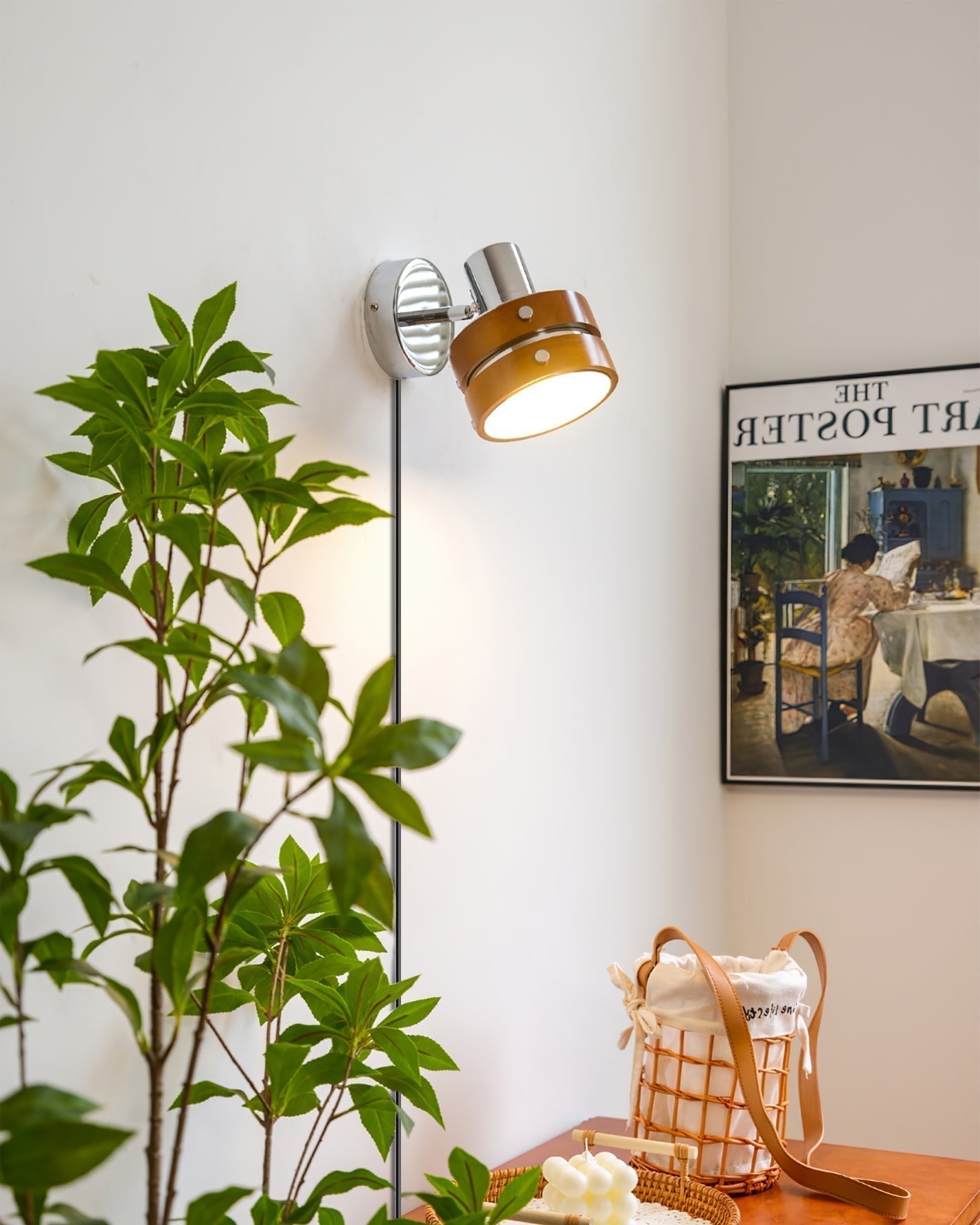 Orbitce Wood Classic Wall Lamp