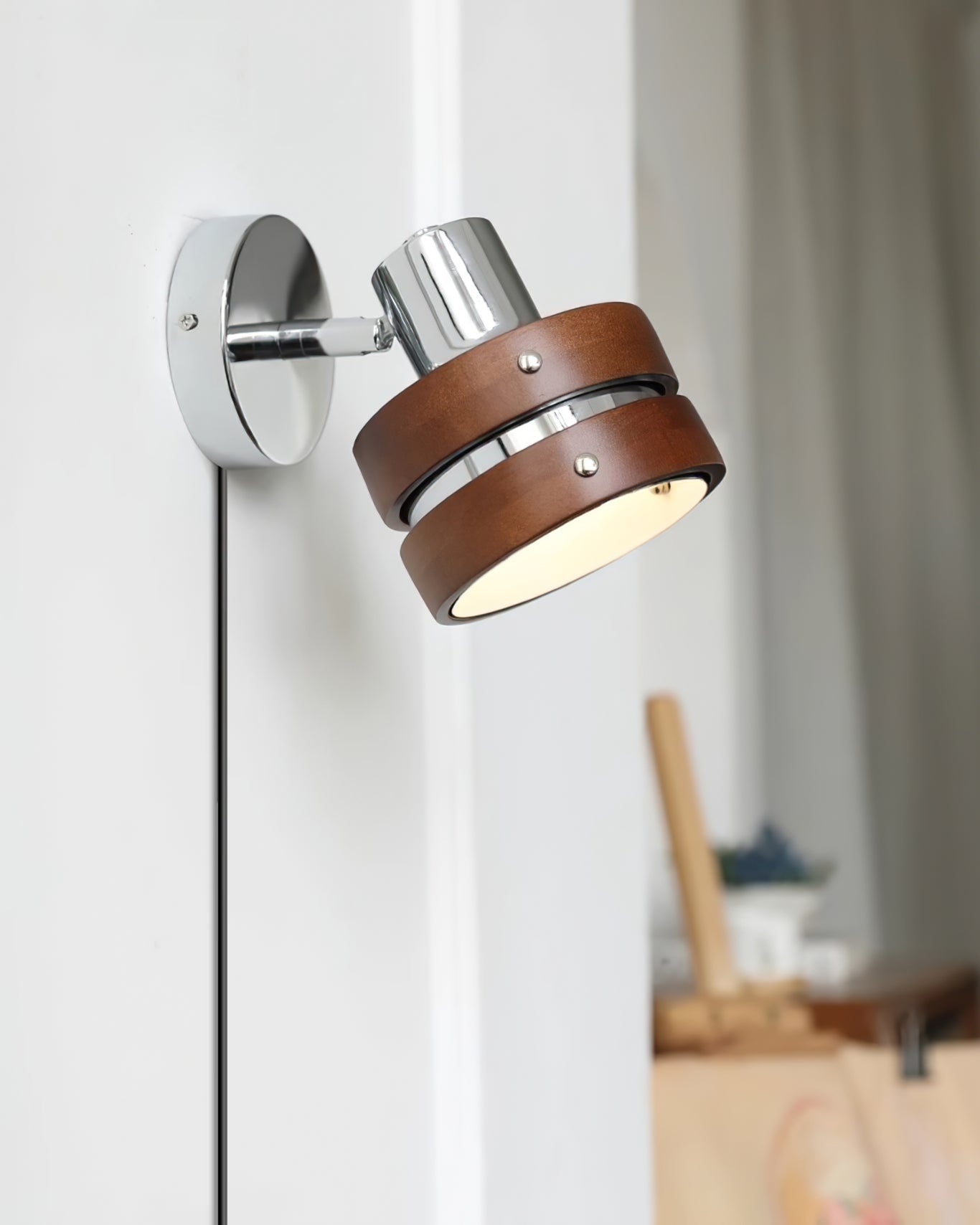 Orbitce Wood Classic Wall Lamp