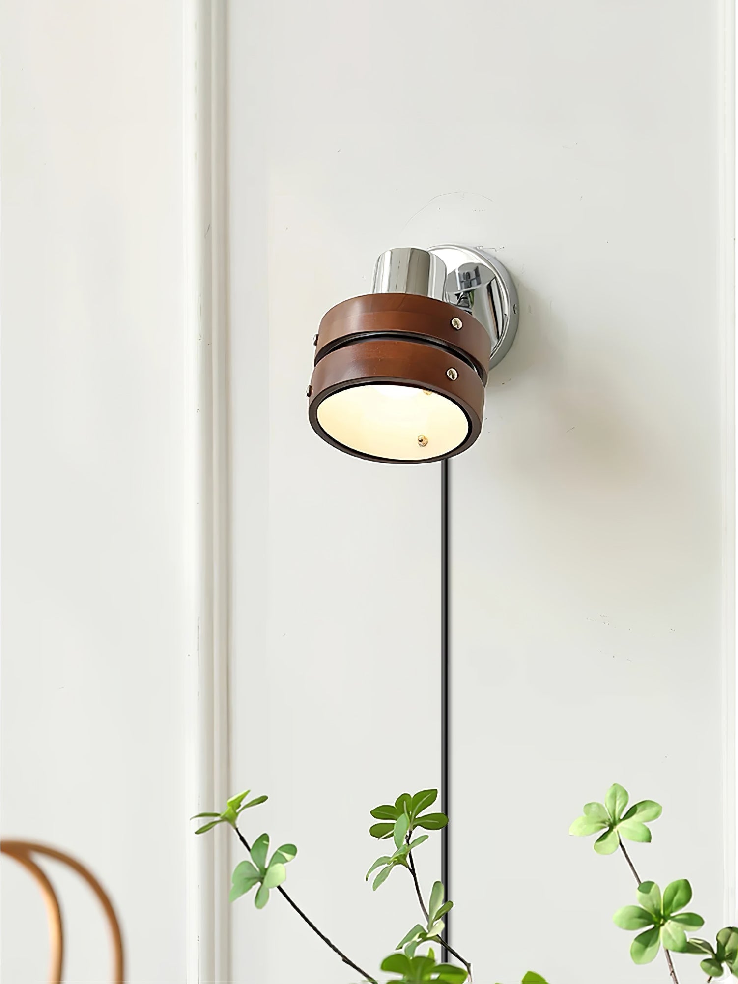 Orbitce Wood Classic Wall Lamp
