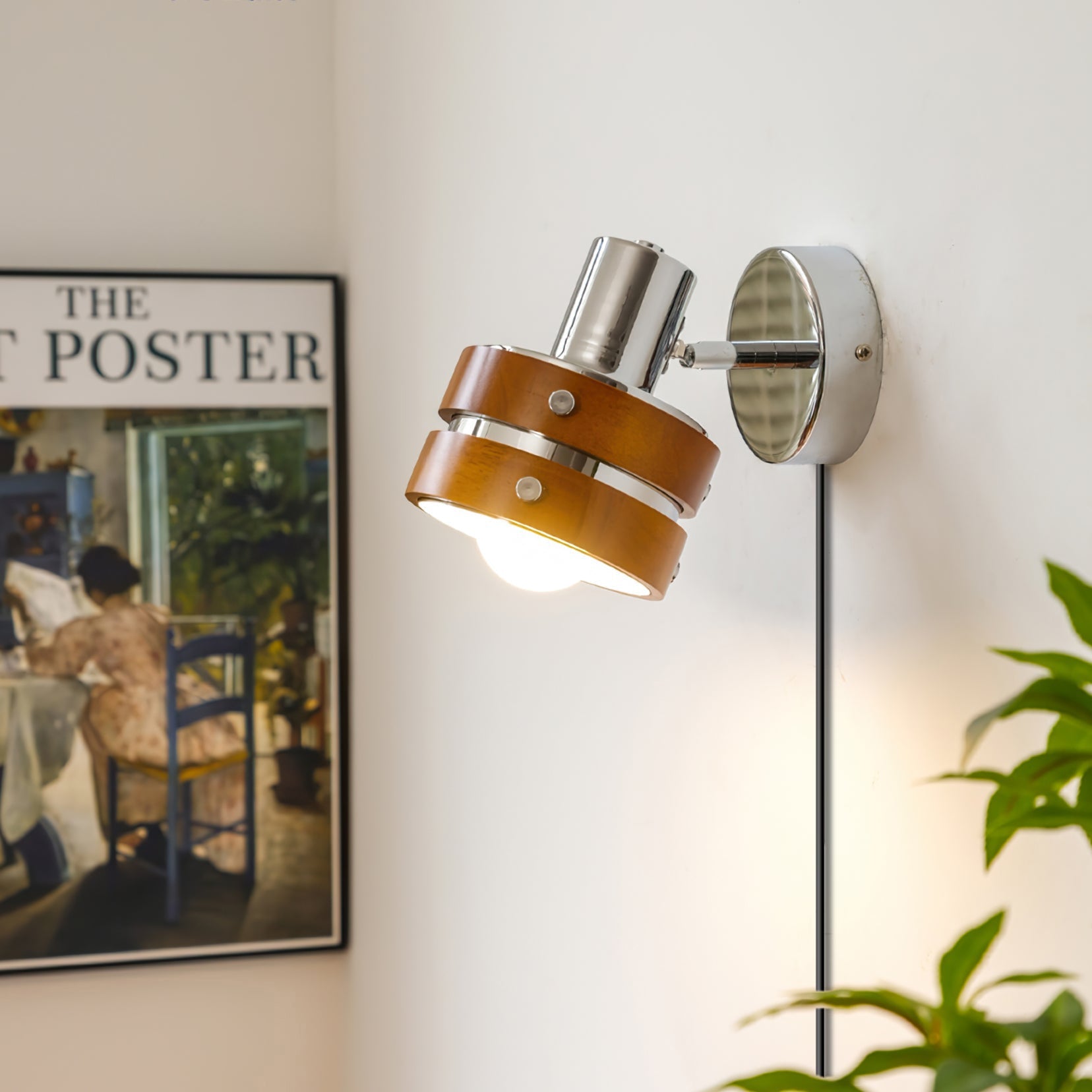 Orbitce Wood Classic Wall Lamp