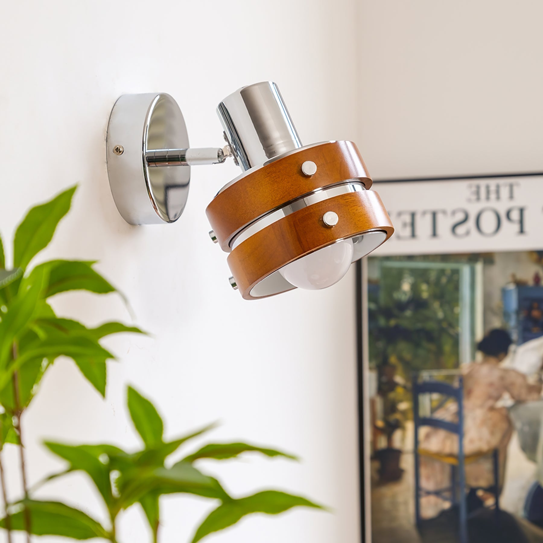 Zanorir Applique Murale en Noyer Art Nordique Premium