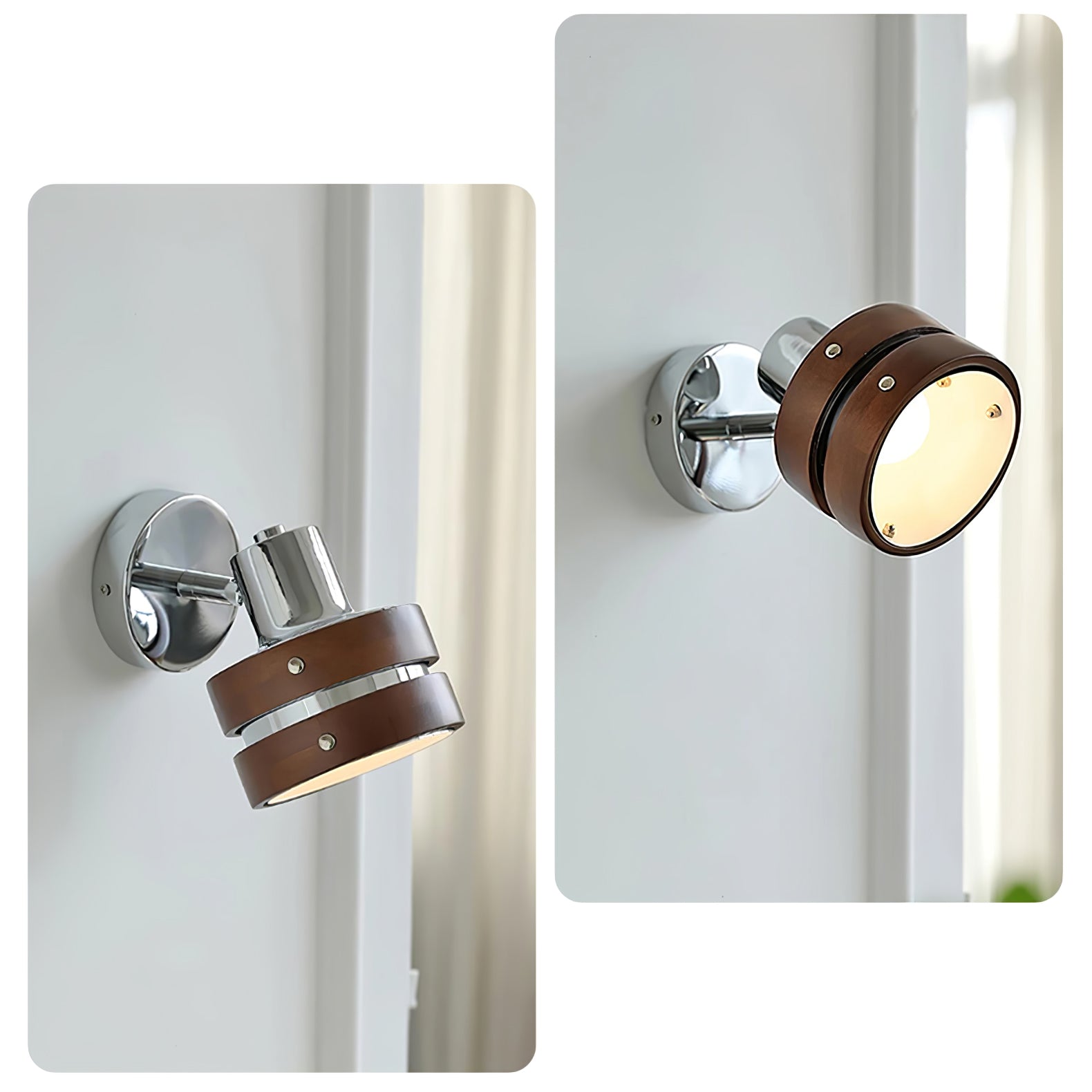 Zanorir Applique Murale en Noyer Art Nordique Premium