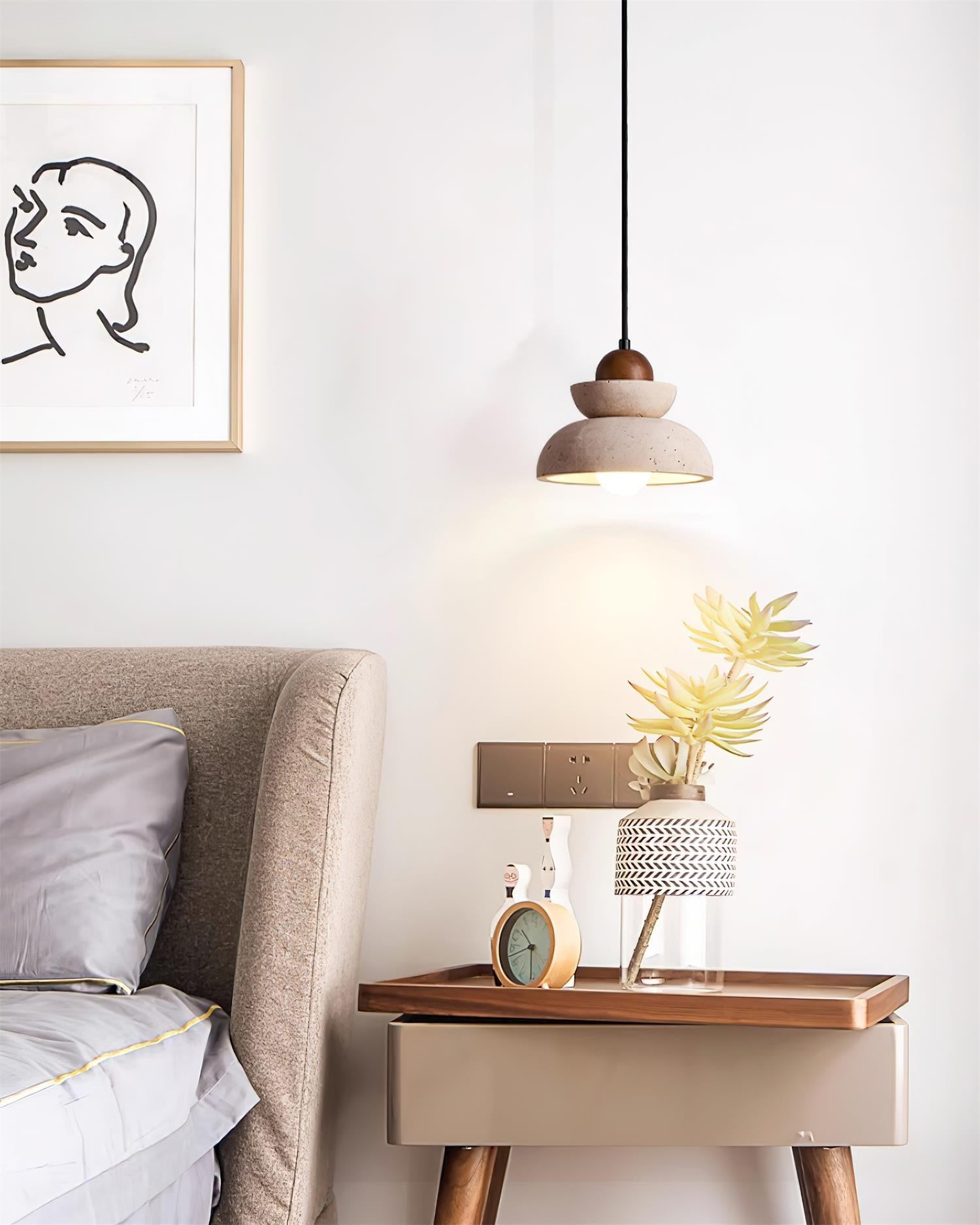Nova Suspension Moderne Nordic en Bois