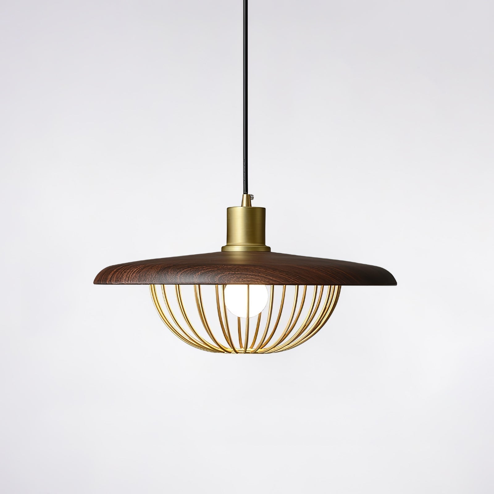 Elanora Wood Retro Vintage Pendant Lamp