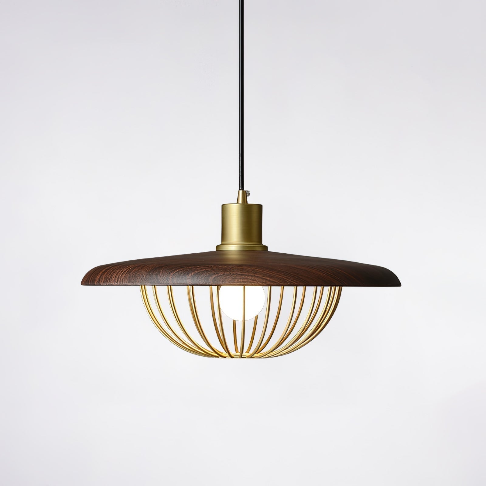 Elanora Wood Retro Vintage Pendant Lamp