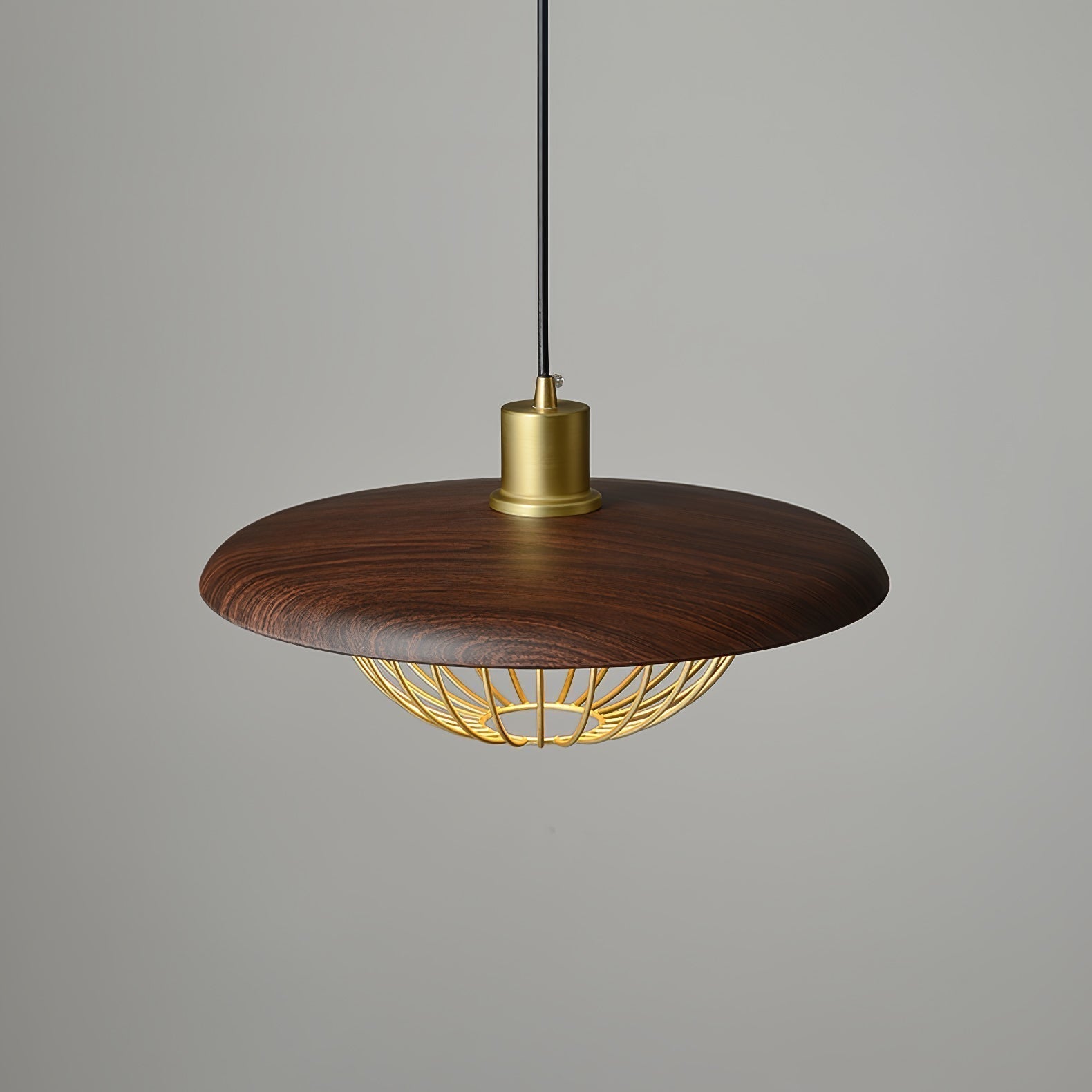 Elanora Wood Retro Vintage Pendant Lamp