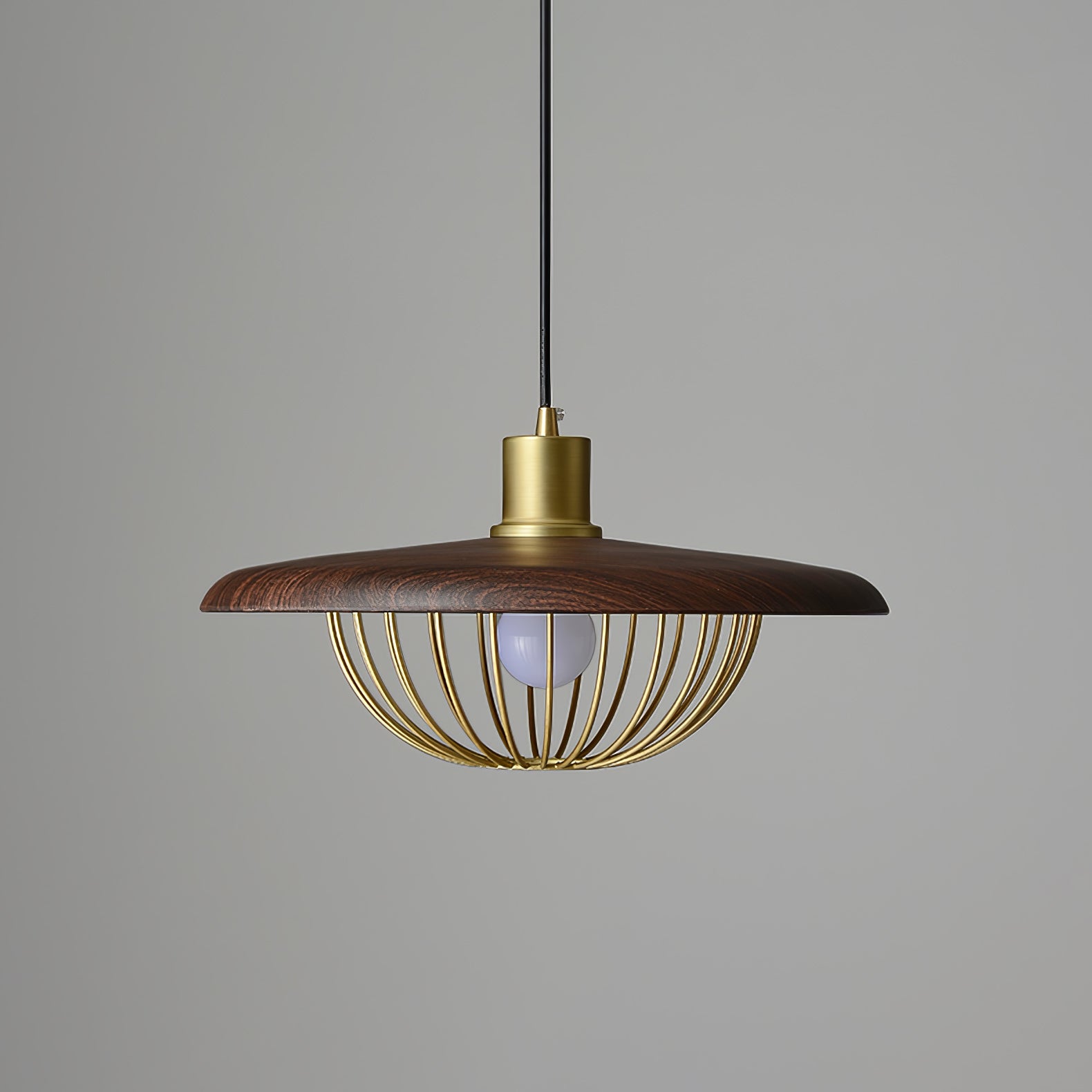 Elanora Wood Retro Vintage Pendant Lamp