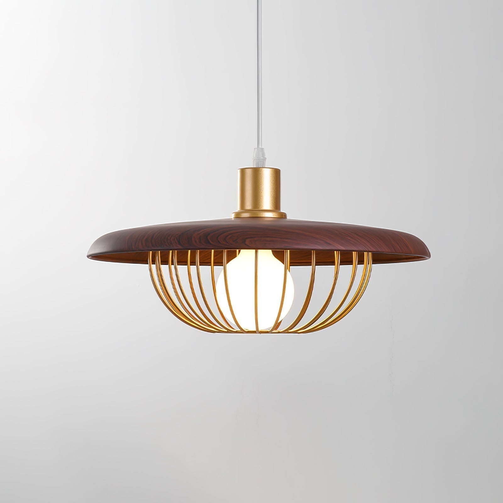 Elanora Wood Retro Vintage Pendant Lamp