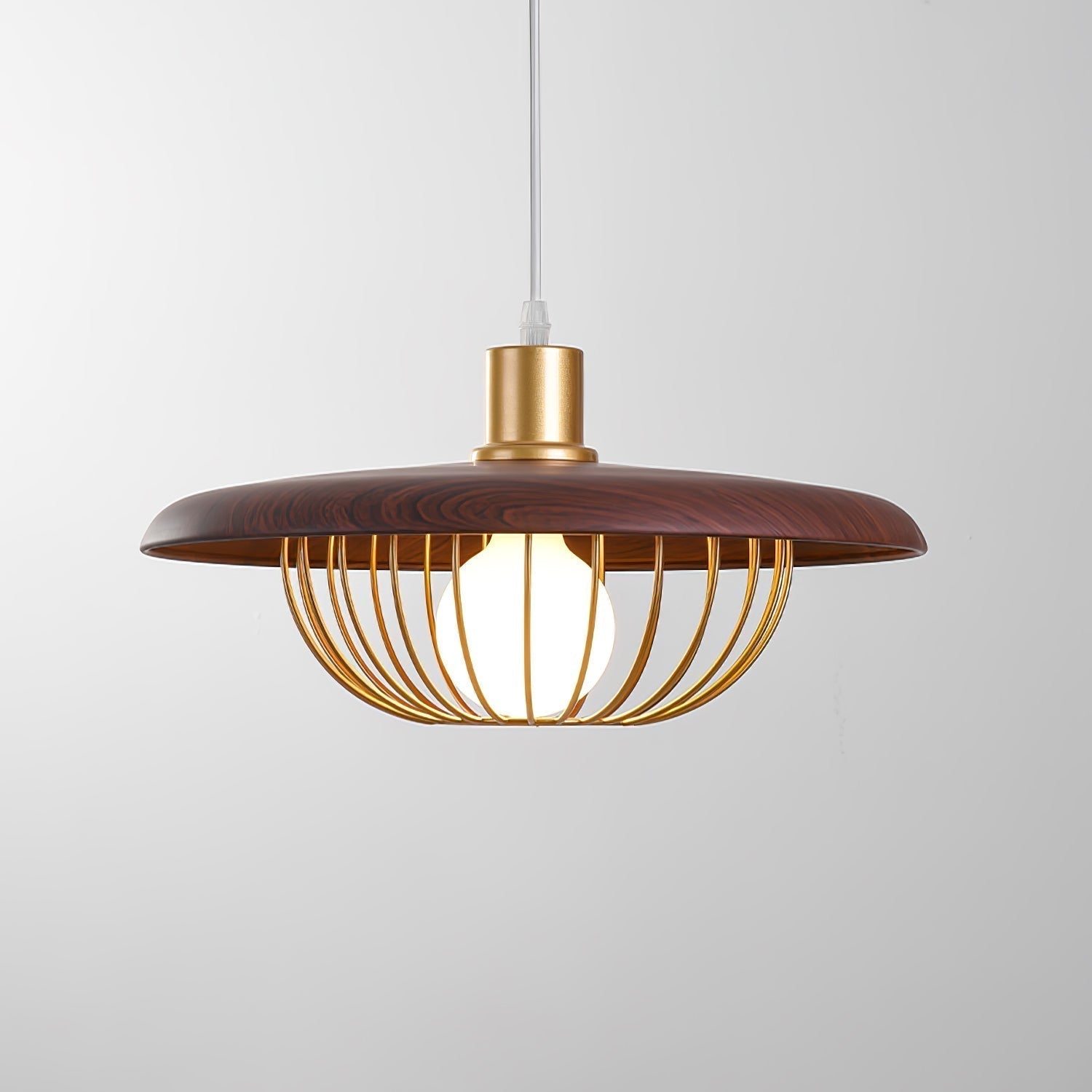 Elanora Wood Retro Vintage Pendant Lamp