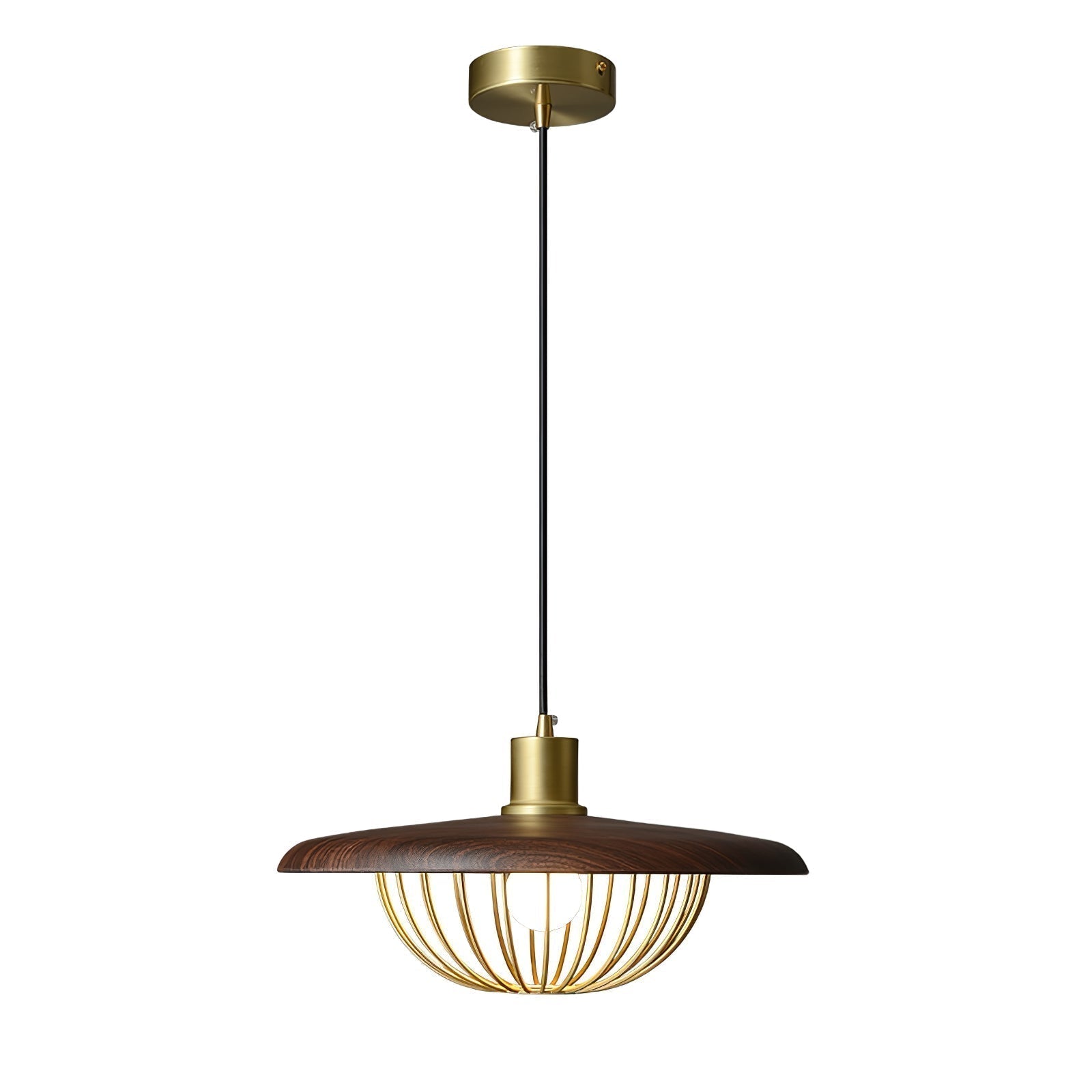 Elanora Wood Retro Vintage Pendant Lamp
