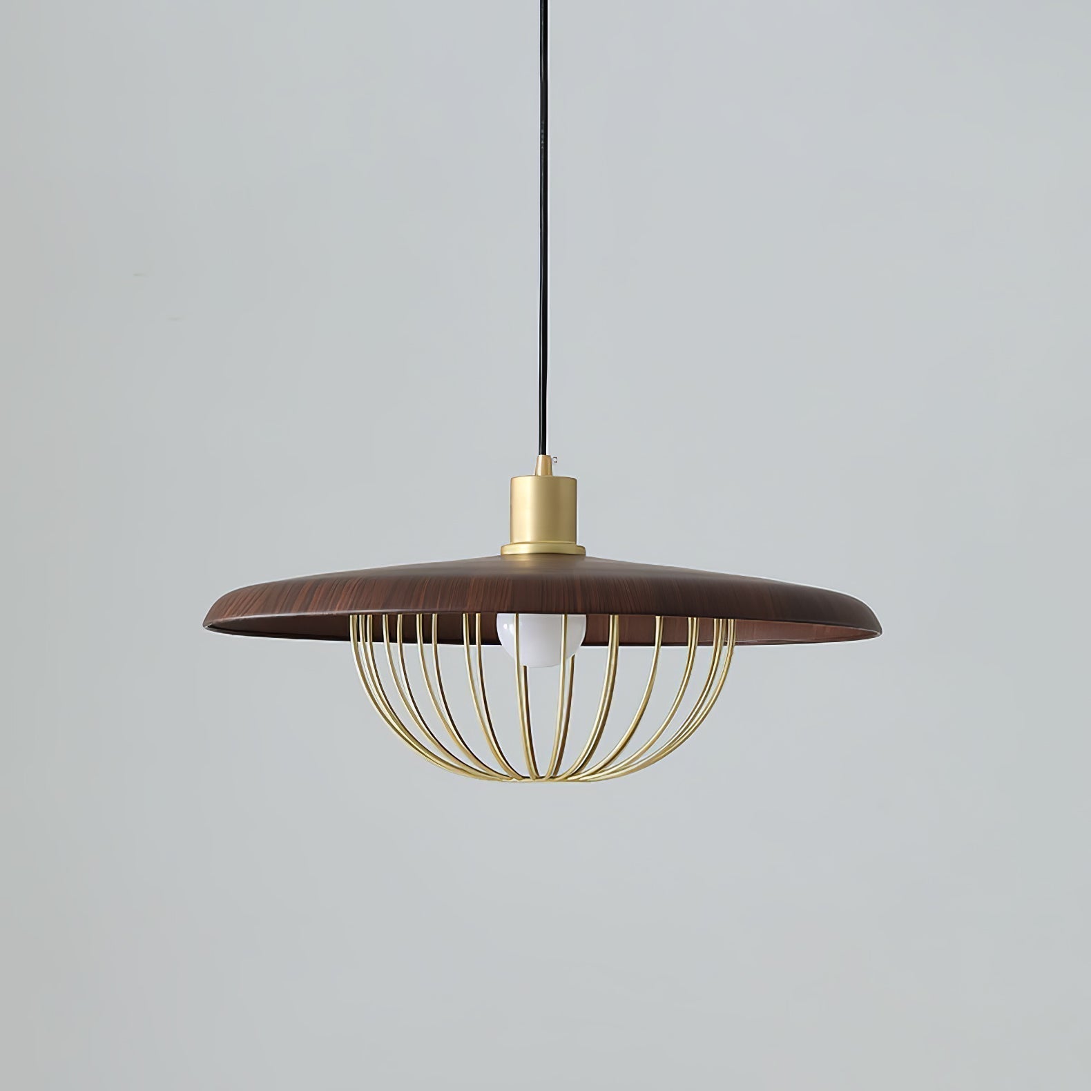 Elanora Wood Retro Vintage Pendant Lamp