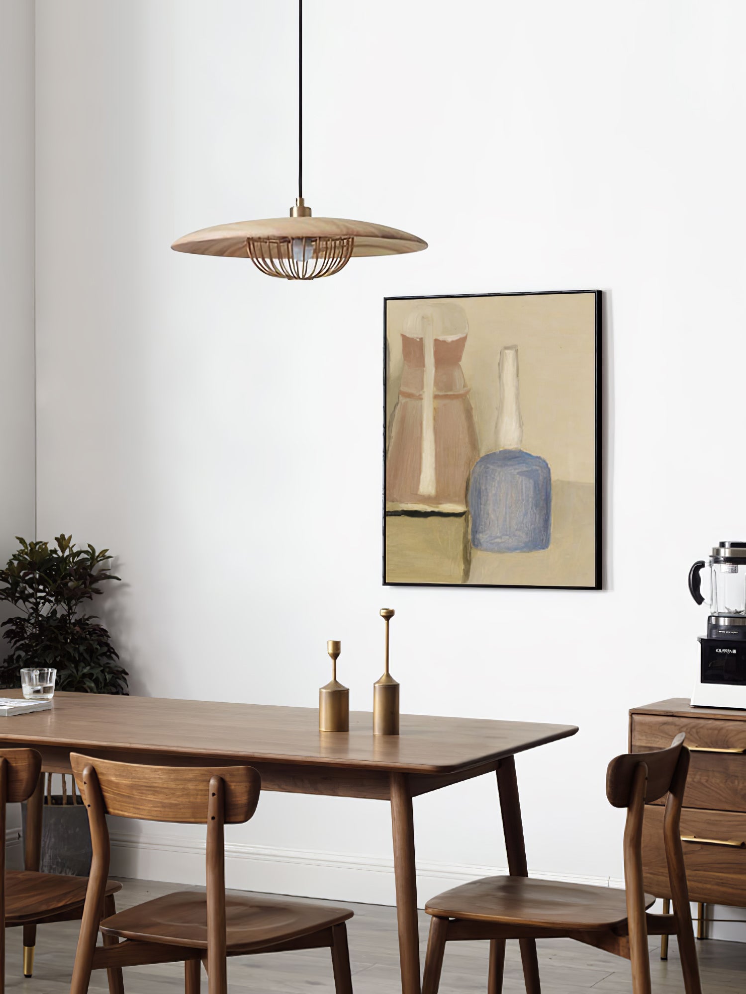 Elanora Wood Retro Vintage Pendant Lamp