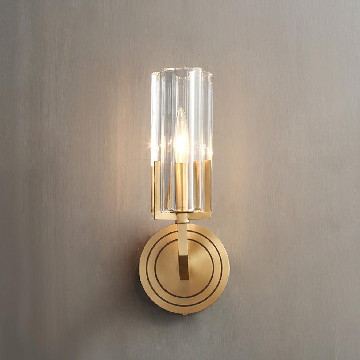 Aqua Lampe Murale en Laiton et Verre Haut de Gamme