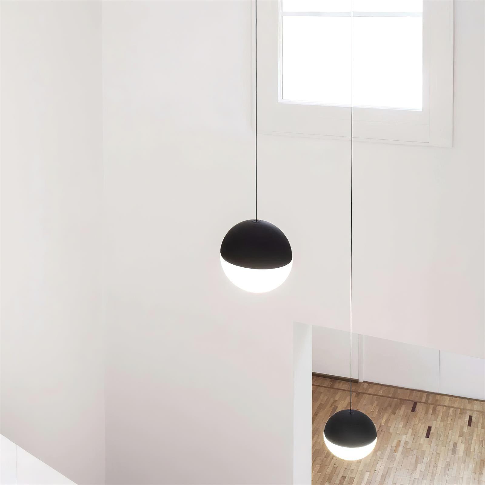 Cone Suspension Abat-jour Conique Noir pour Style Industriel Moderne