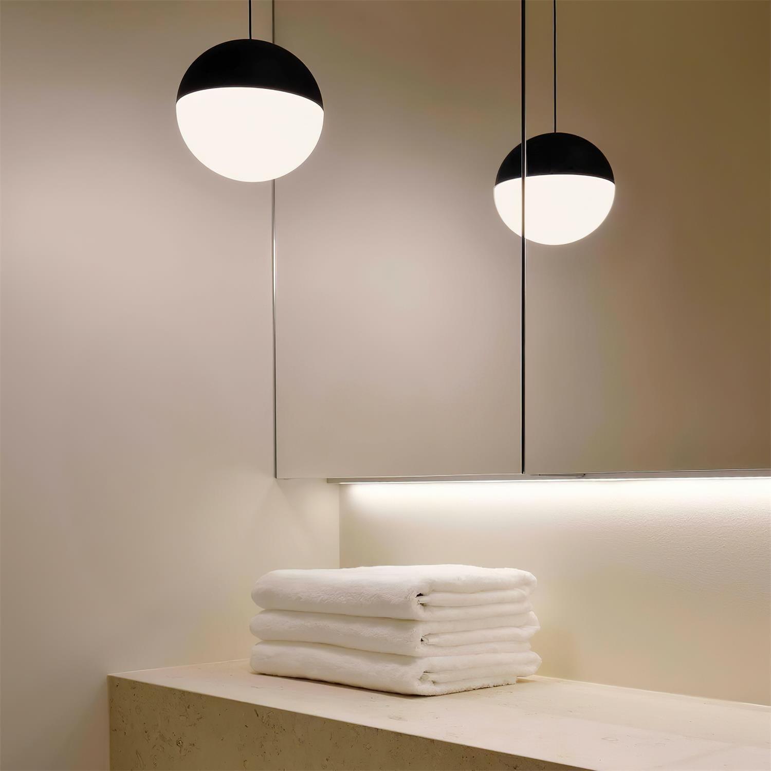 Cone Suspension Abat-jour Conique Noir pour Style Industriel Moderne