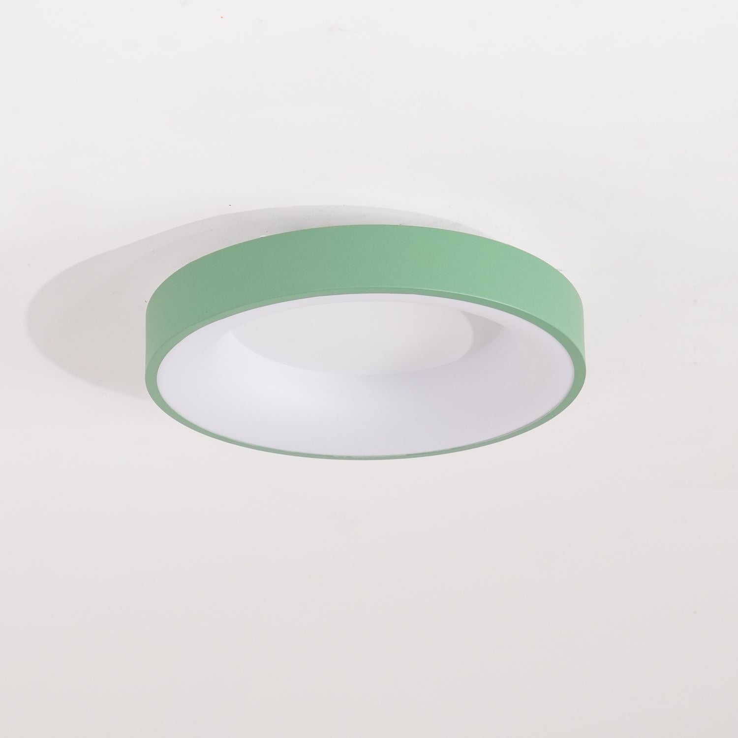 Solara Plafonnier en fer contemporain abat-jour vert