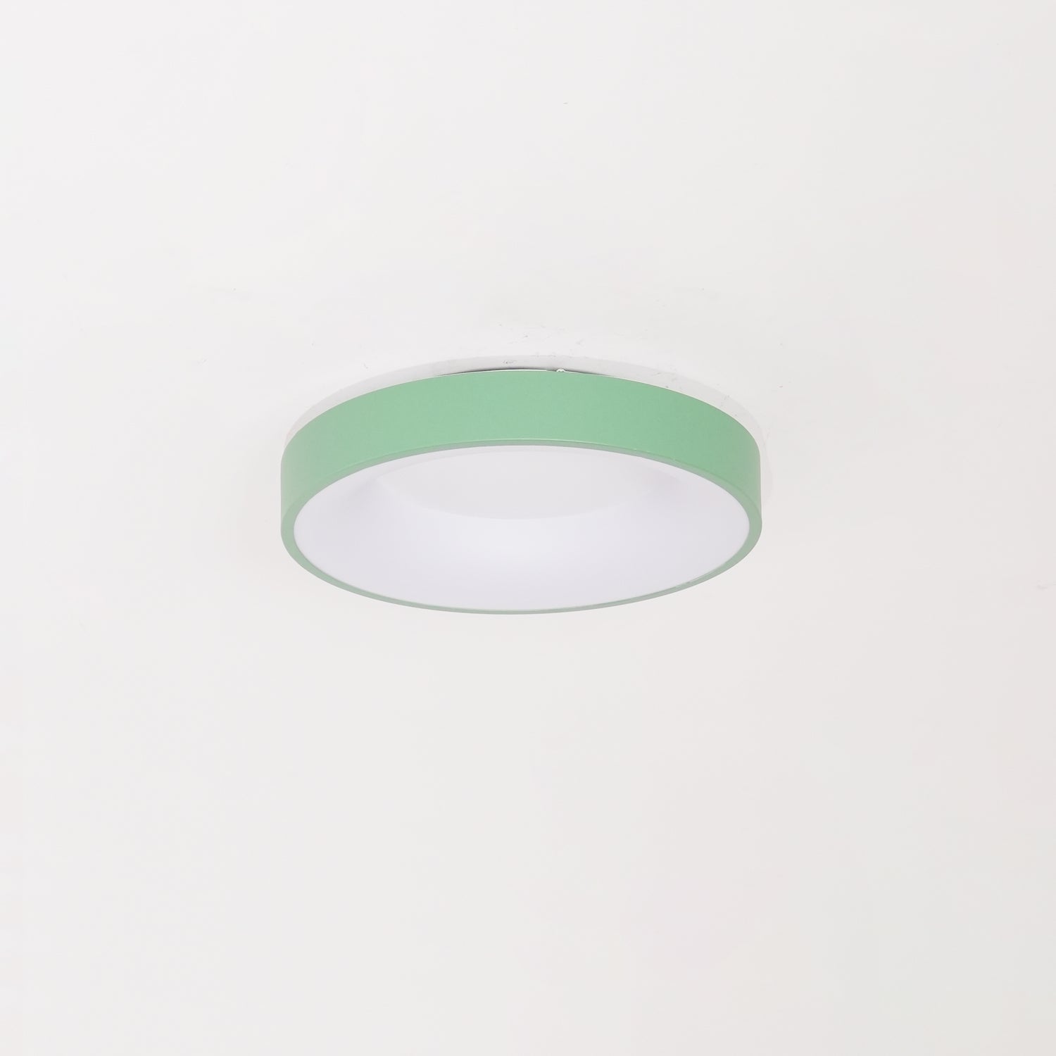 Solara Plafonnier en fer contemporain abat-jour vert