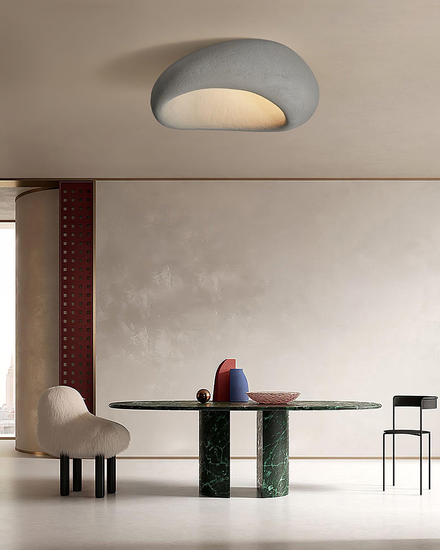 Solara Plafonnier avec Lune Japonaise Wabi-Sabi