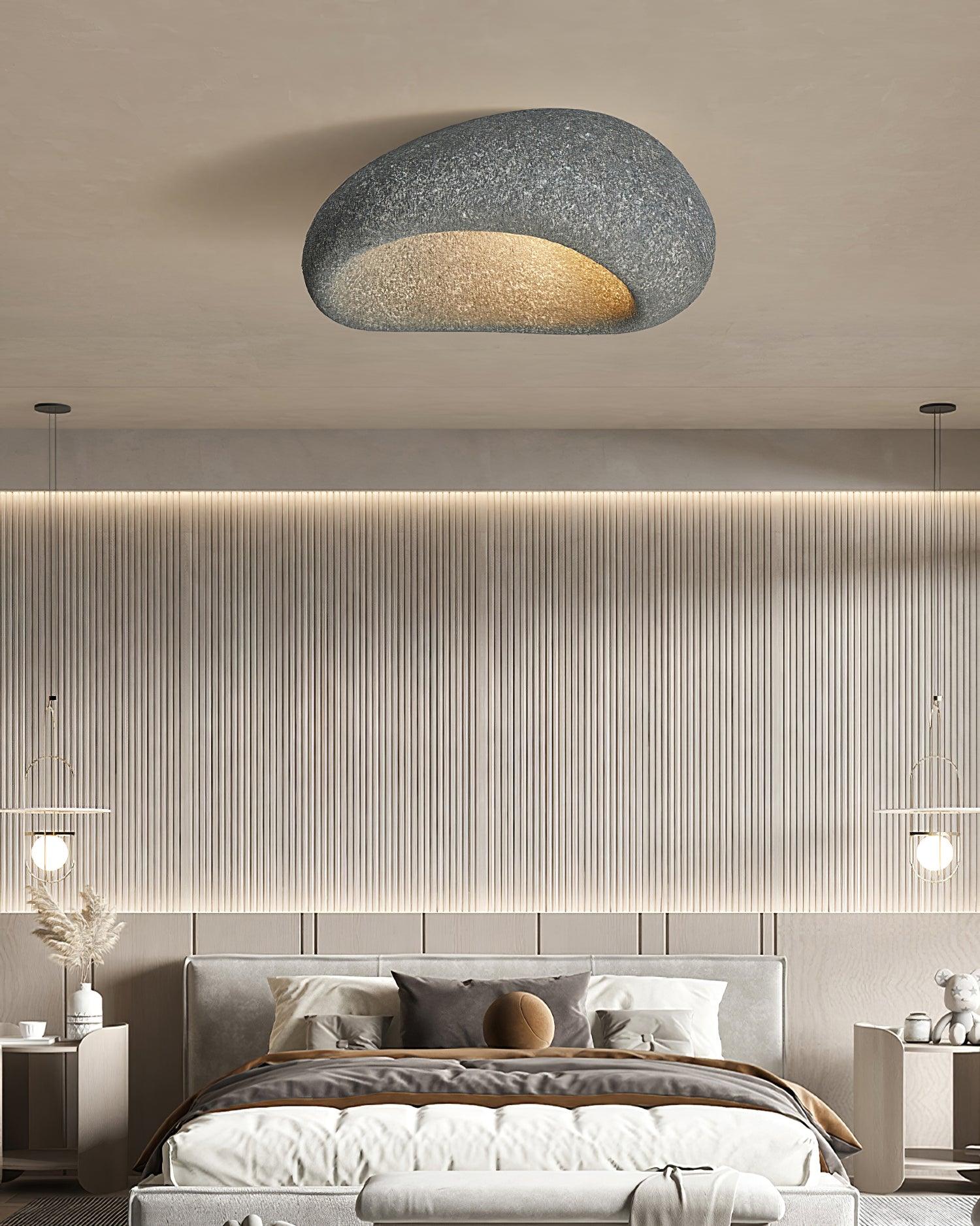 Solara Plafonnier avec Lune Japonaise Wabi-Sabi