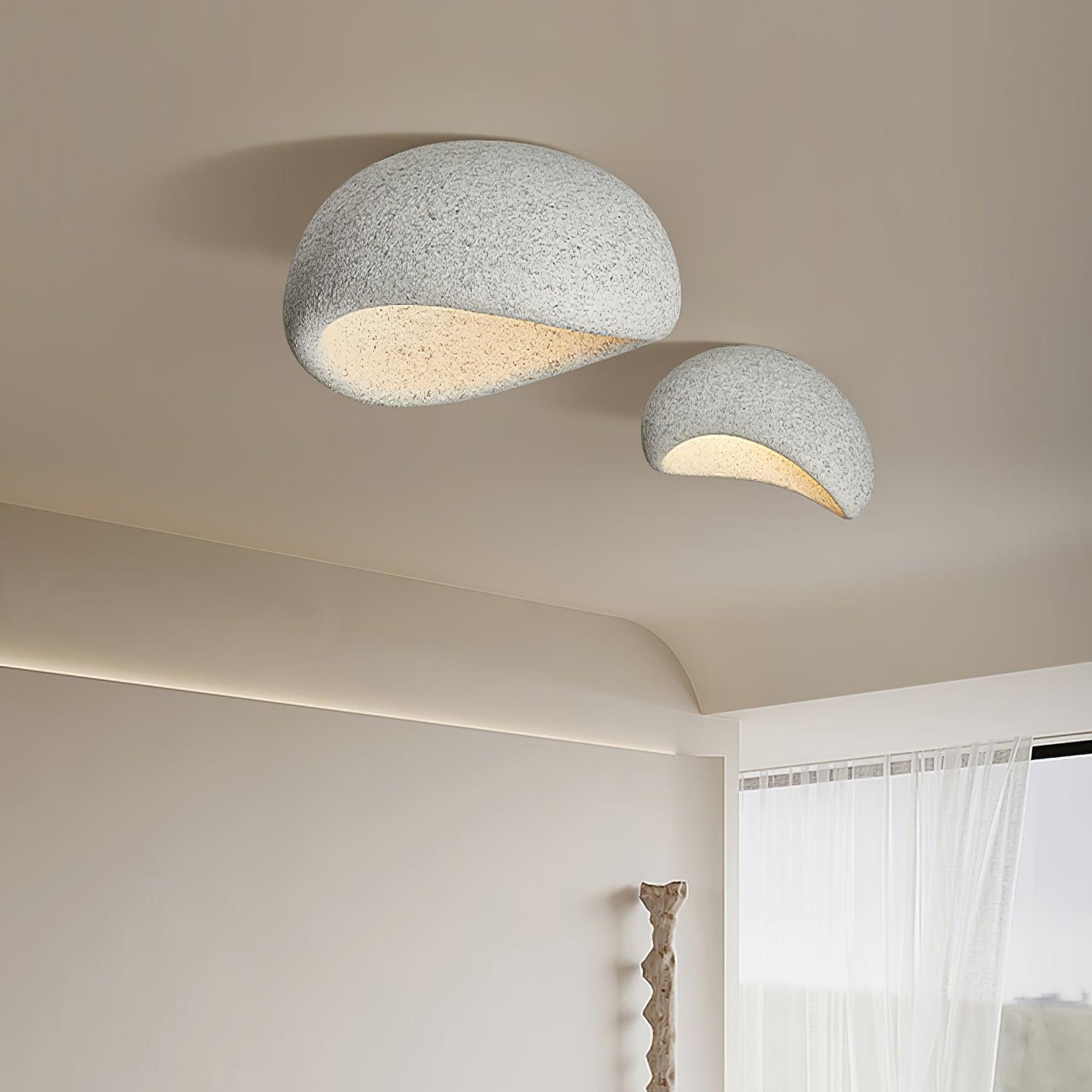 Solara Plafonnier avec Lune Japonaise Wabi-Sabi