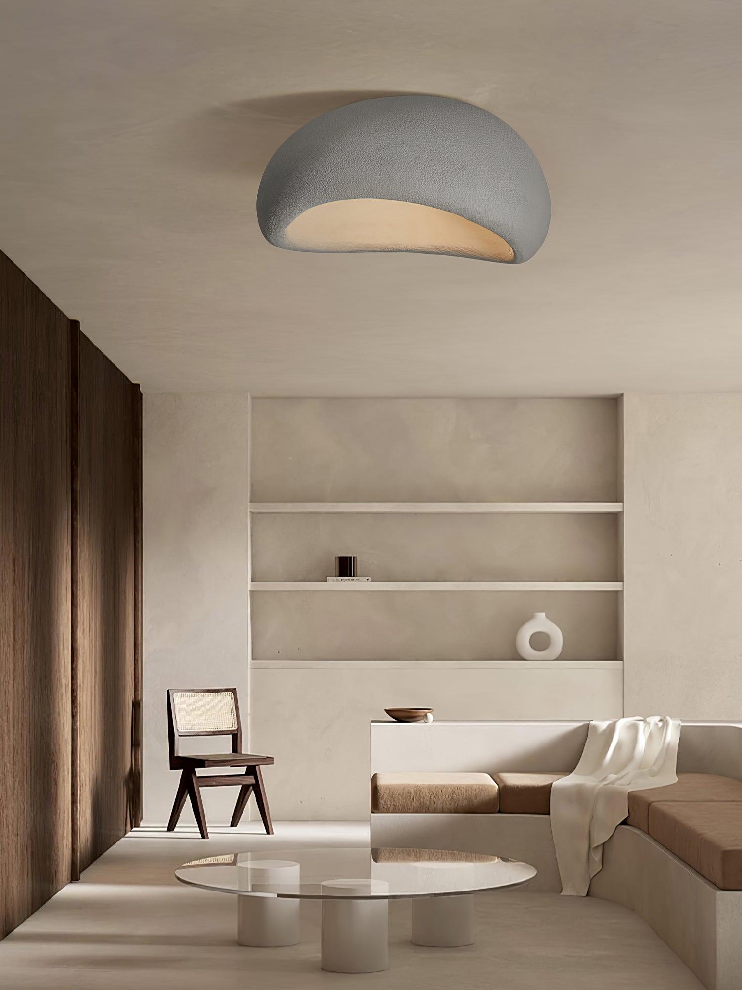 Solara Plafonnier avec Lune Japonaise Wabi-Sabi