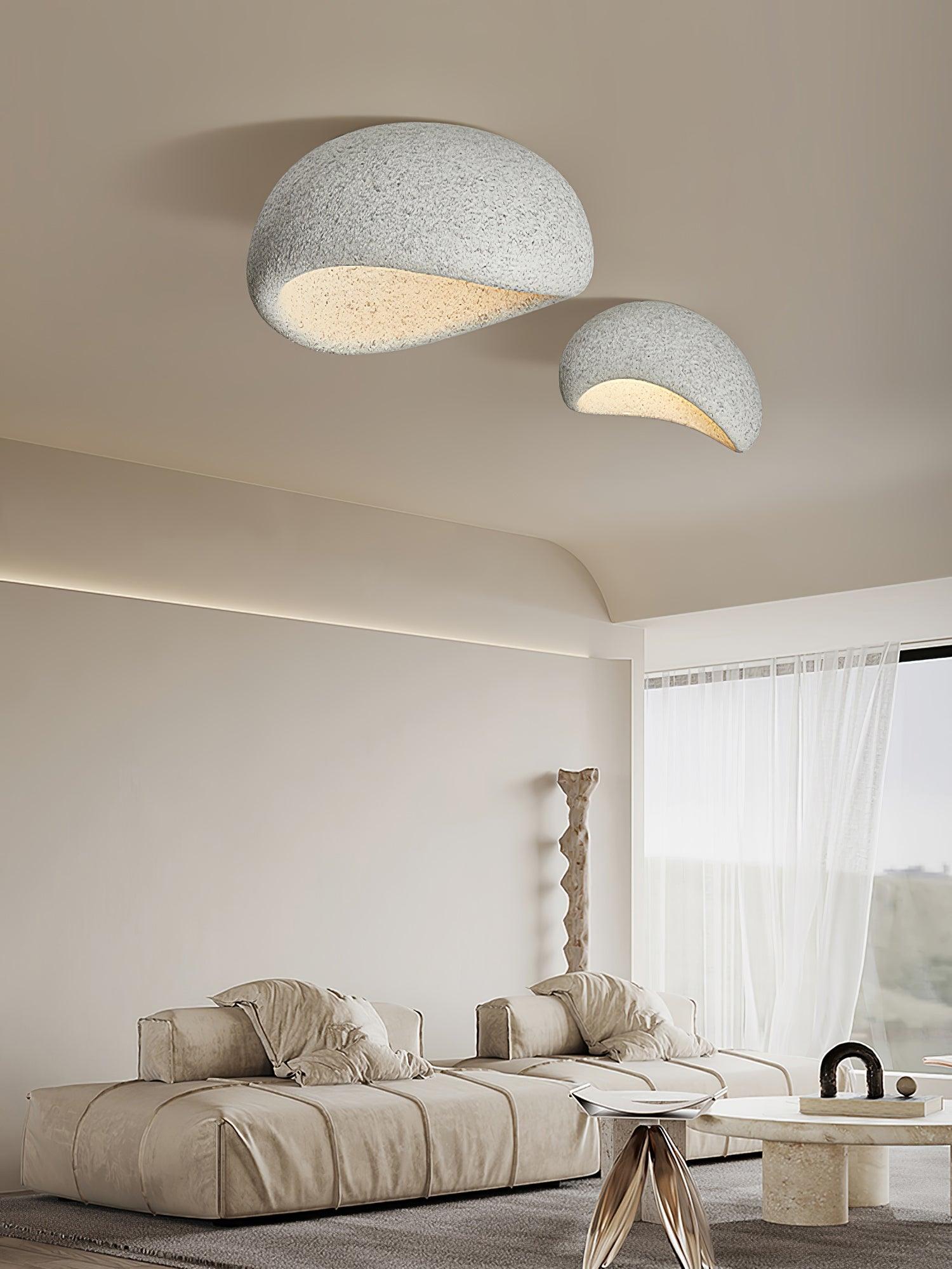 Solara Plafonnier avec Lune Japonaise Wabi-Sabi