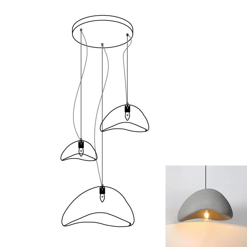 Lustra Suspension Lampe Nuage Blanc Minimaliste