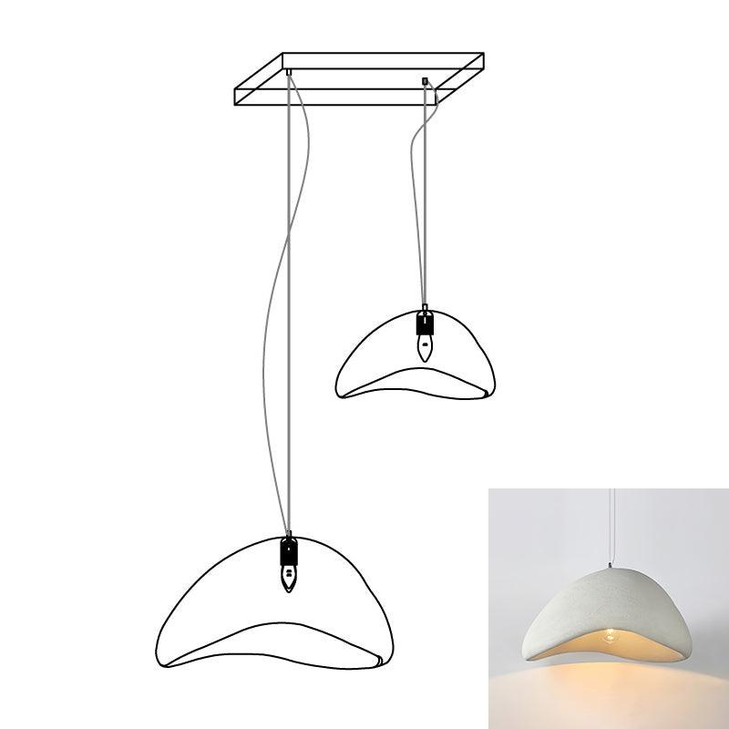 Lustra Suspension Lampe Nuage Blanc Minimaliste