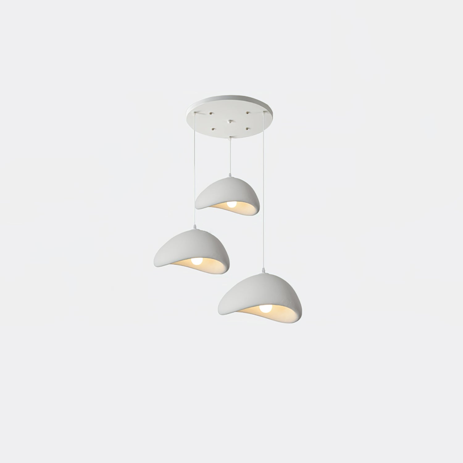 Lustra Suspension Lampe Nuage Blanc Minimaliste
