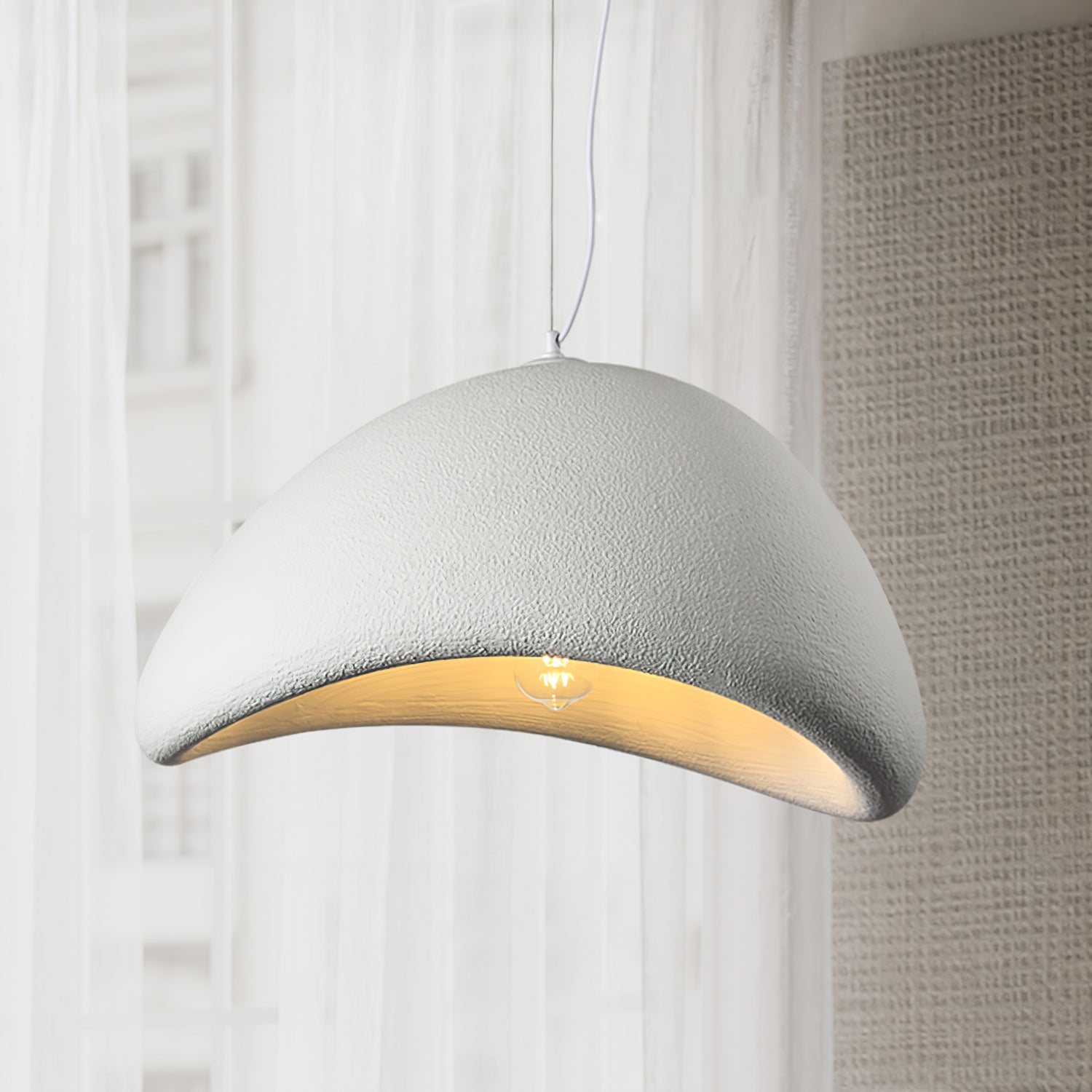 Lustra Suspension Lampe Nuage Blanc Minimaliste