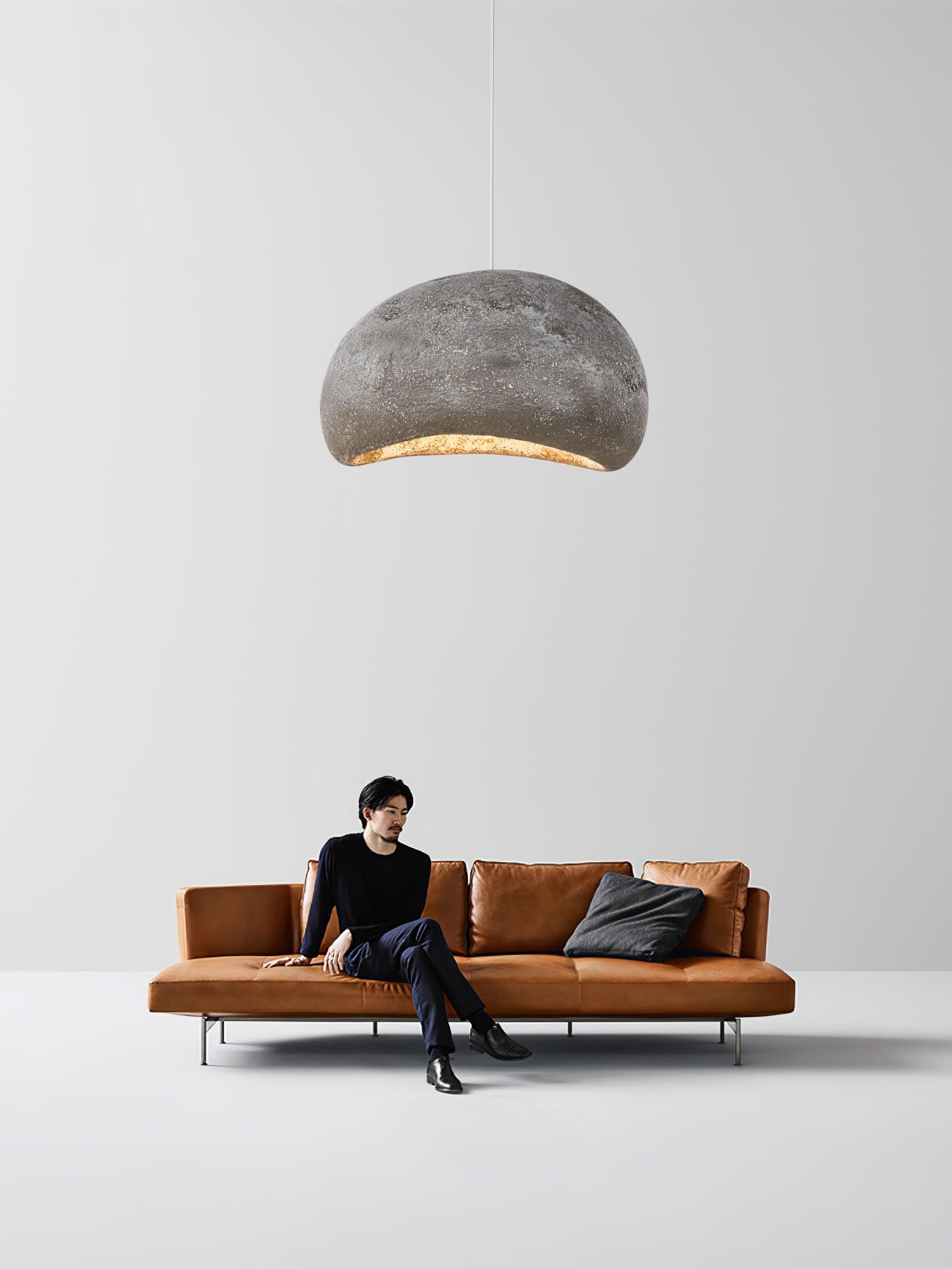 Regina Lampe Suspendue Grain Organique Texturé