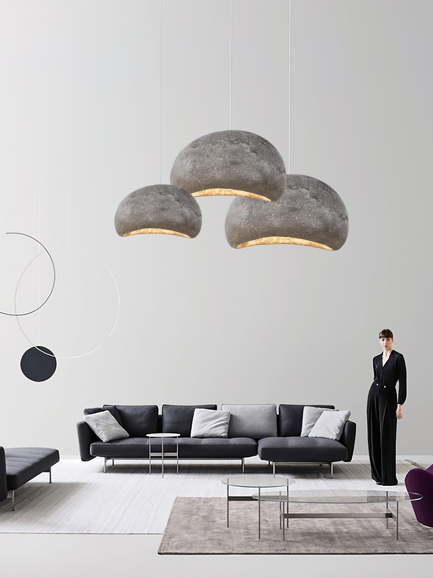 Regina Lampe Suspendue Grain Organique Texturé
