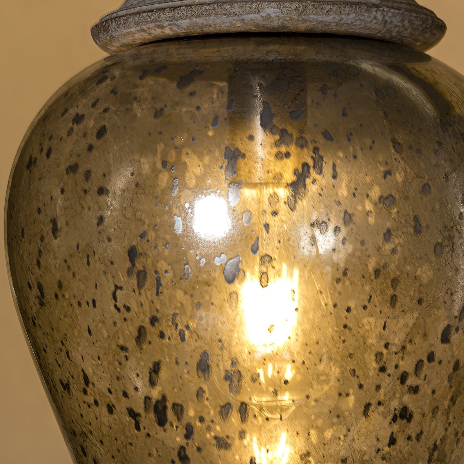 Ilvenel Suspension Bois Verre Industriel Vintage