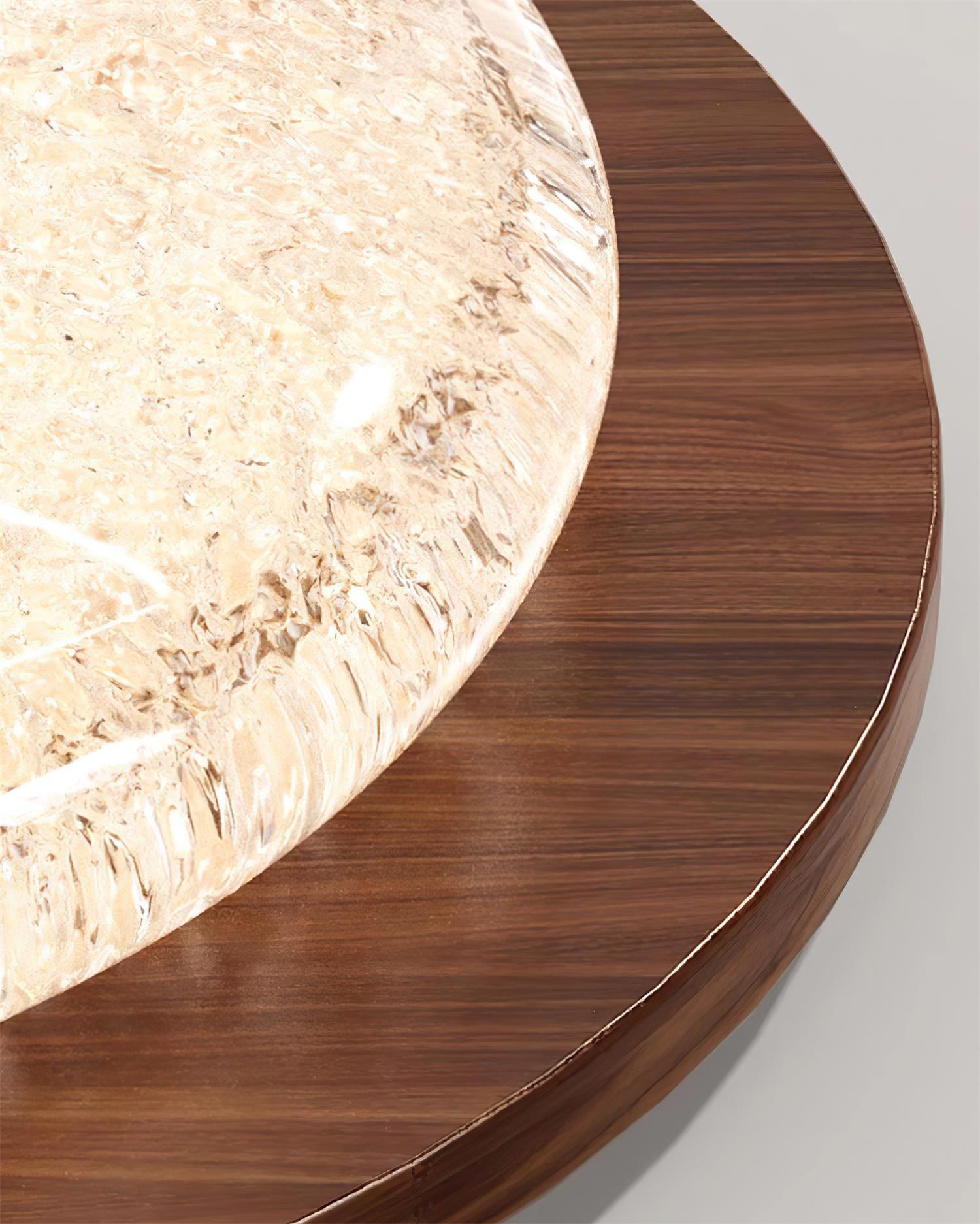 Kidson Plafonnier Résine Texturée Ton Bois LED