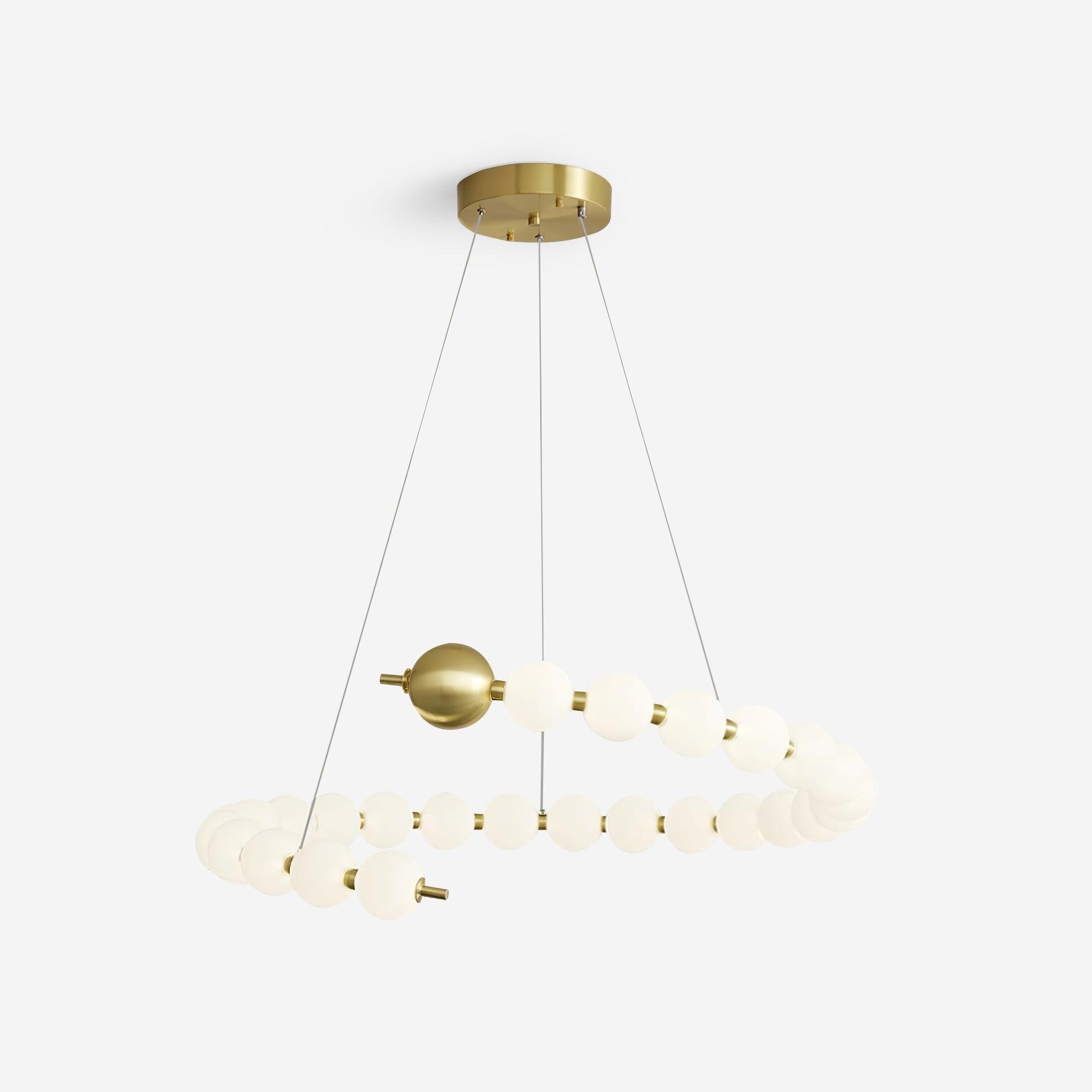 Lyra Lustre Moderne Sphères Acryliques