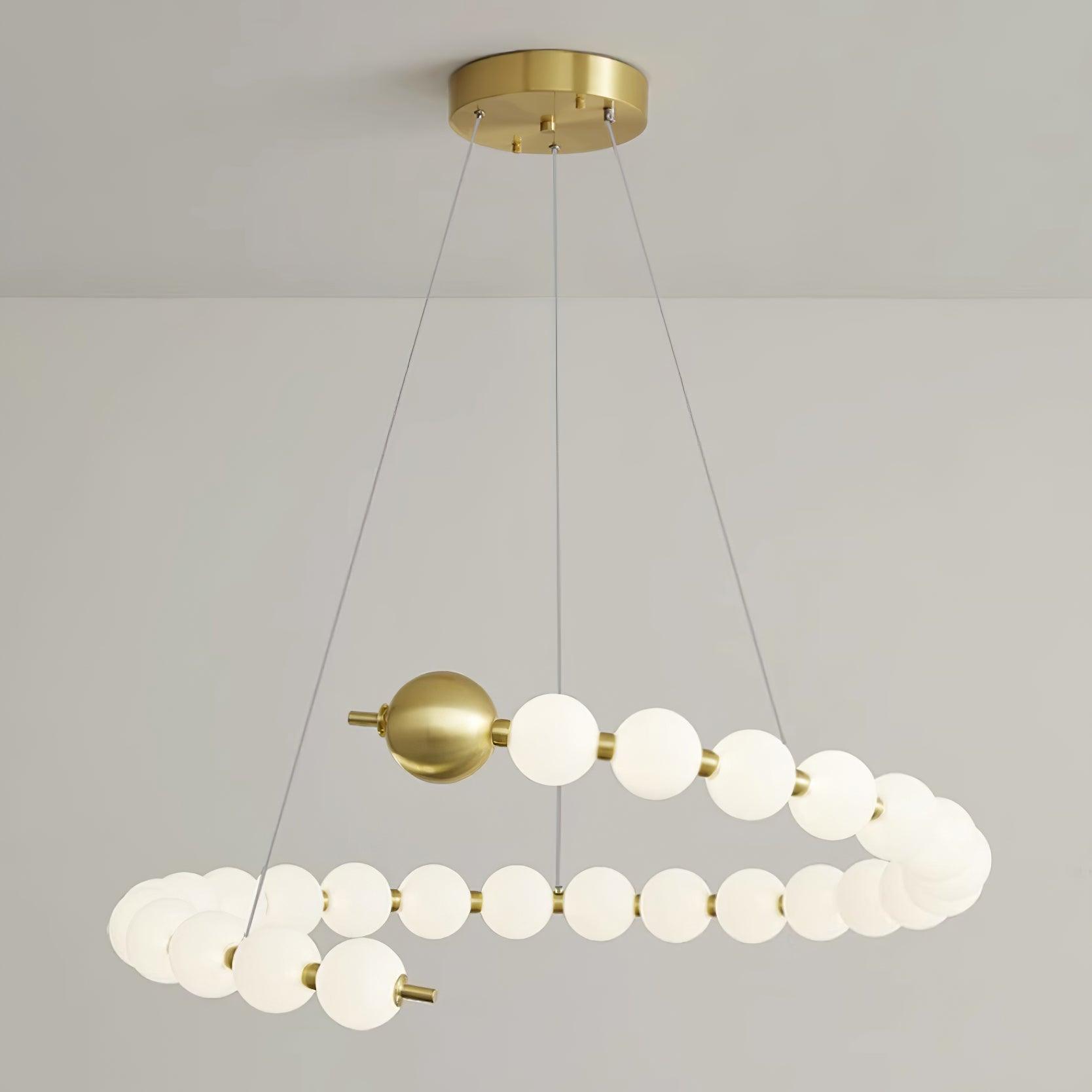 Lyra Lustre Moderne Sphères Acryliques