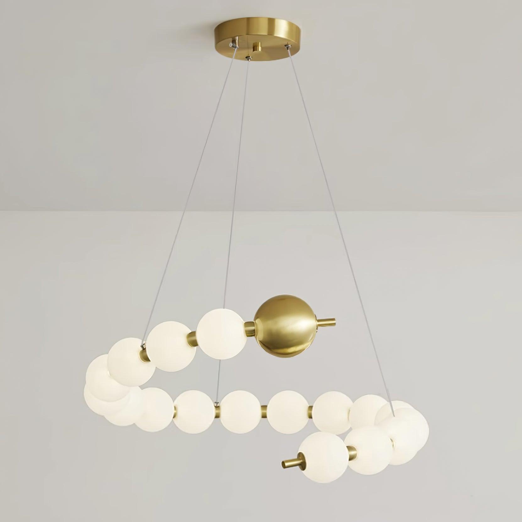 Lyra Lustre Moderne Sphères Acryliques