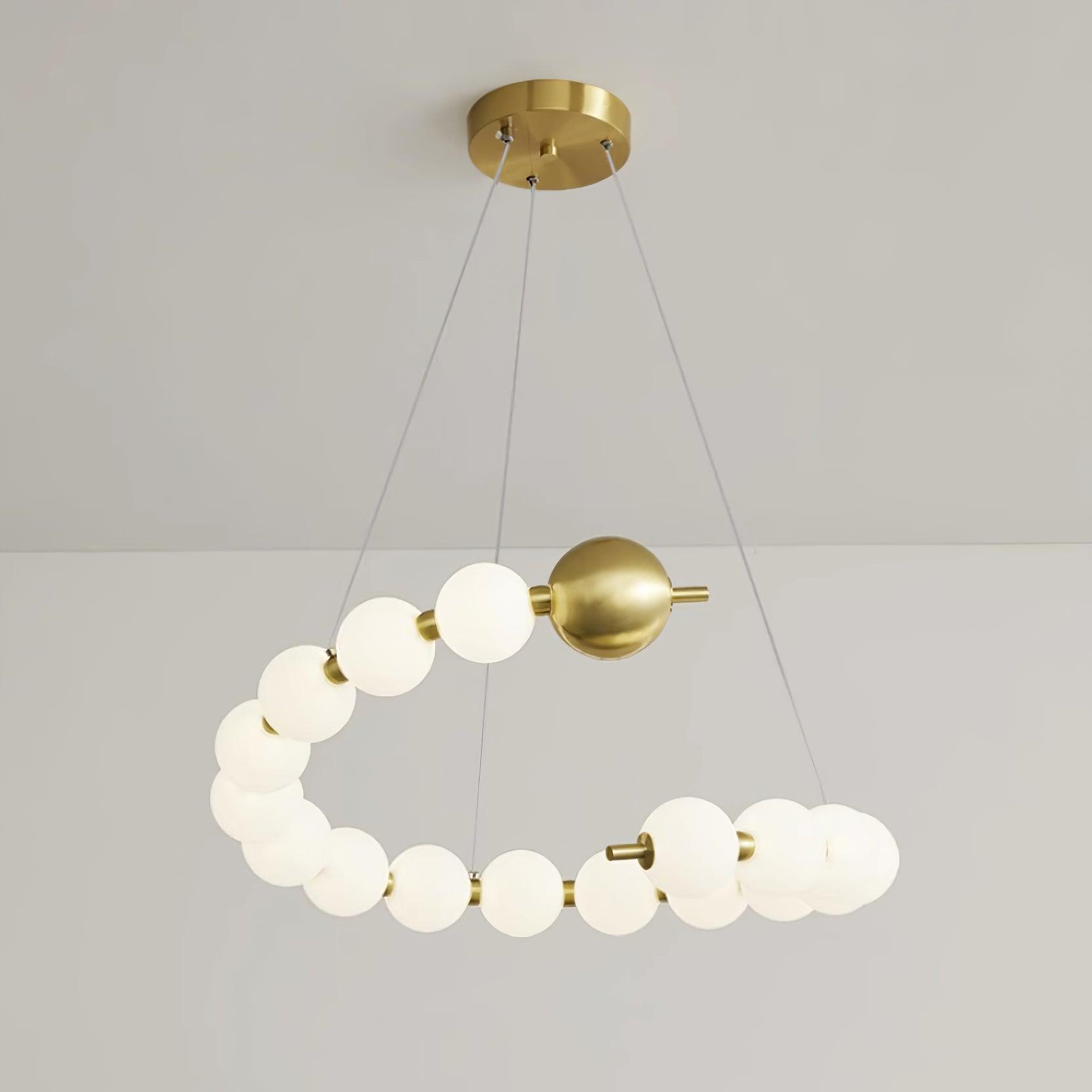 Lyra Lustre Moderne Sphères Acryliques