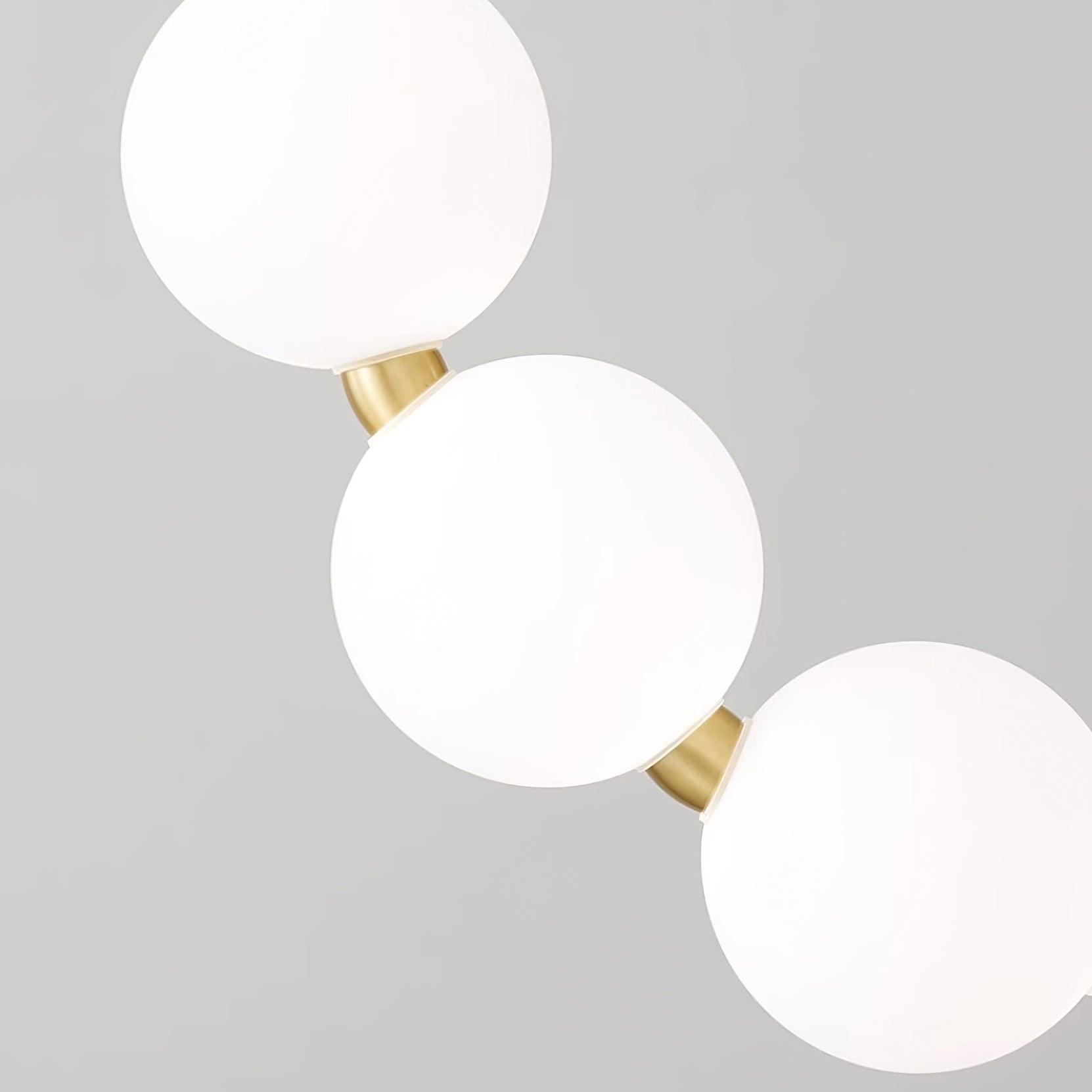 Lyra Lustre Moderne Sphères Acryliques