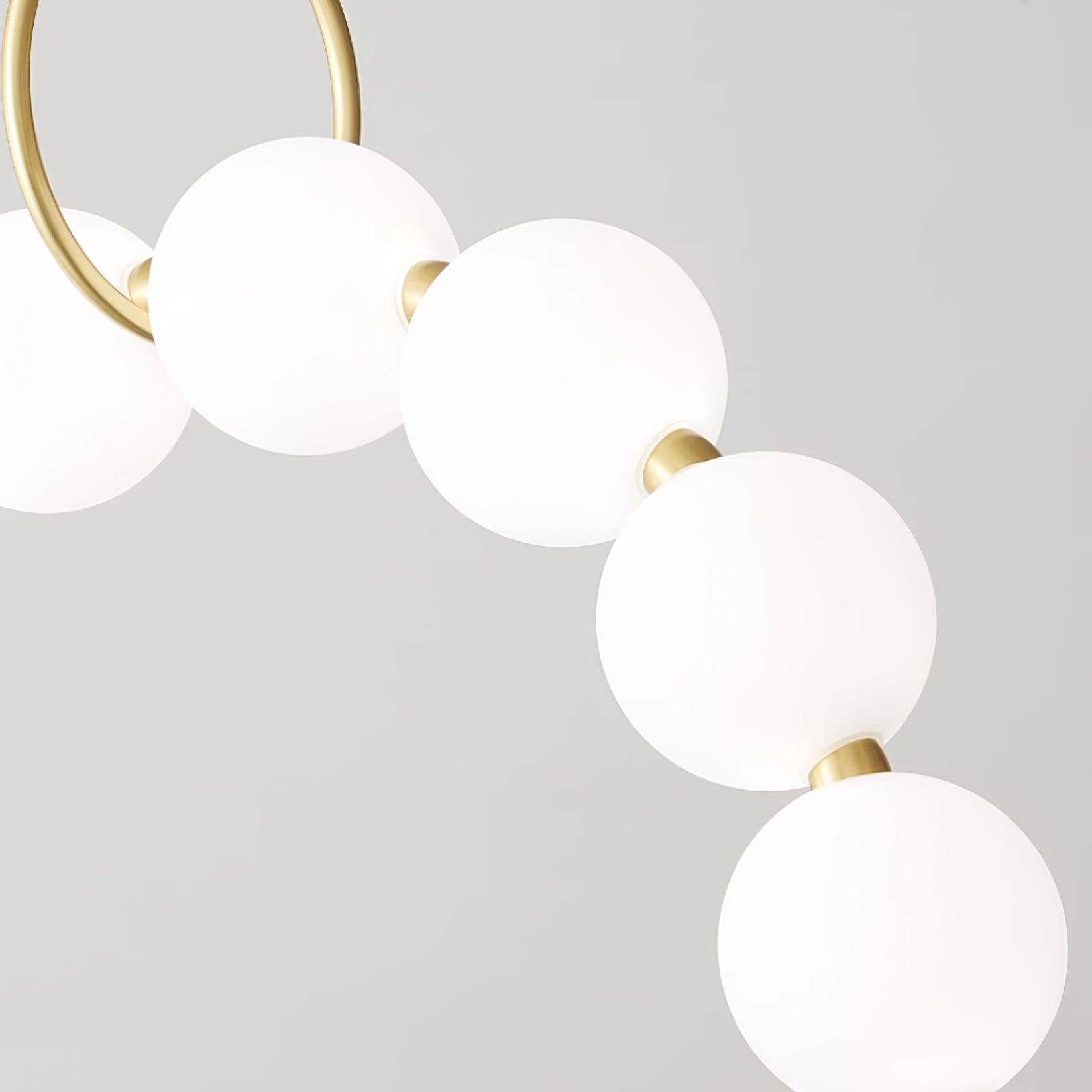Lyra Lustre Moderne Sphères Acryliques