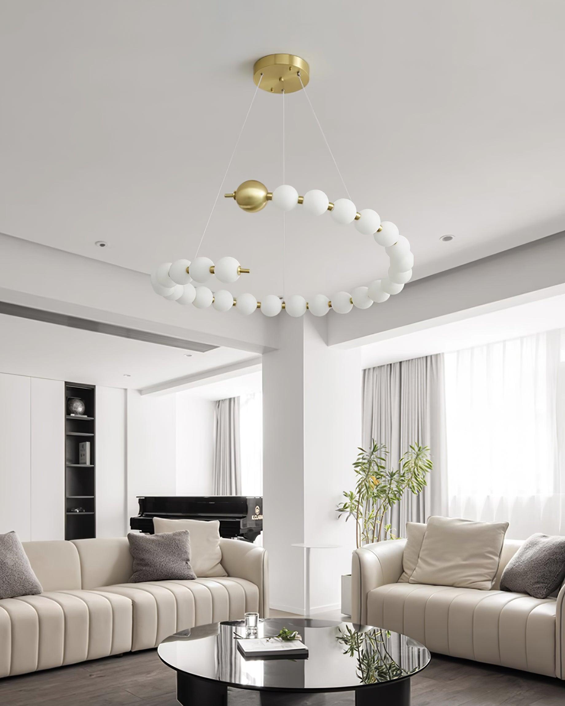 Lyra Lustre Moderne Sphères Acryliques