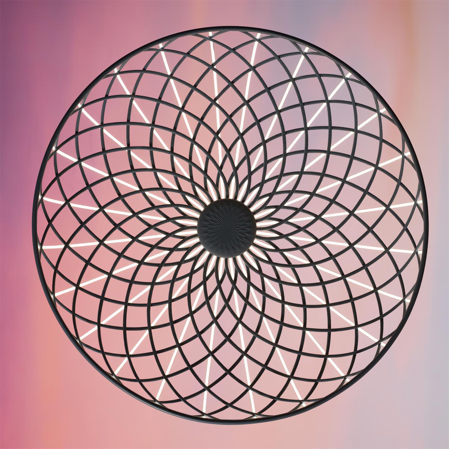 Fiona Suspension Réticulé Tressé Abat-jour Moderne