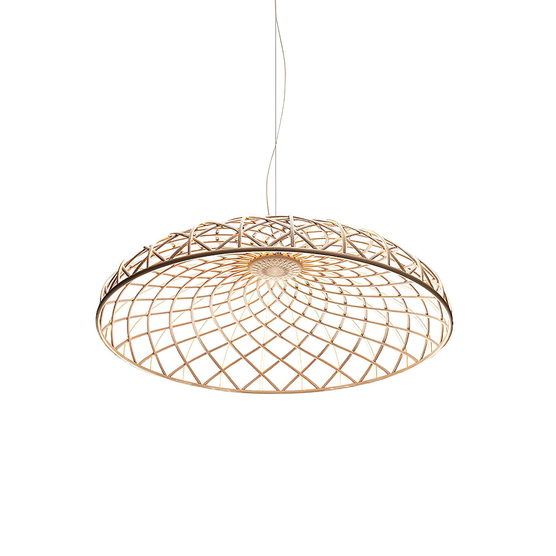 Fiona Suspension Réticulé Tressé Abat-jour Moderne