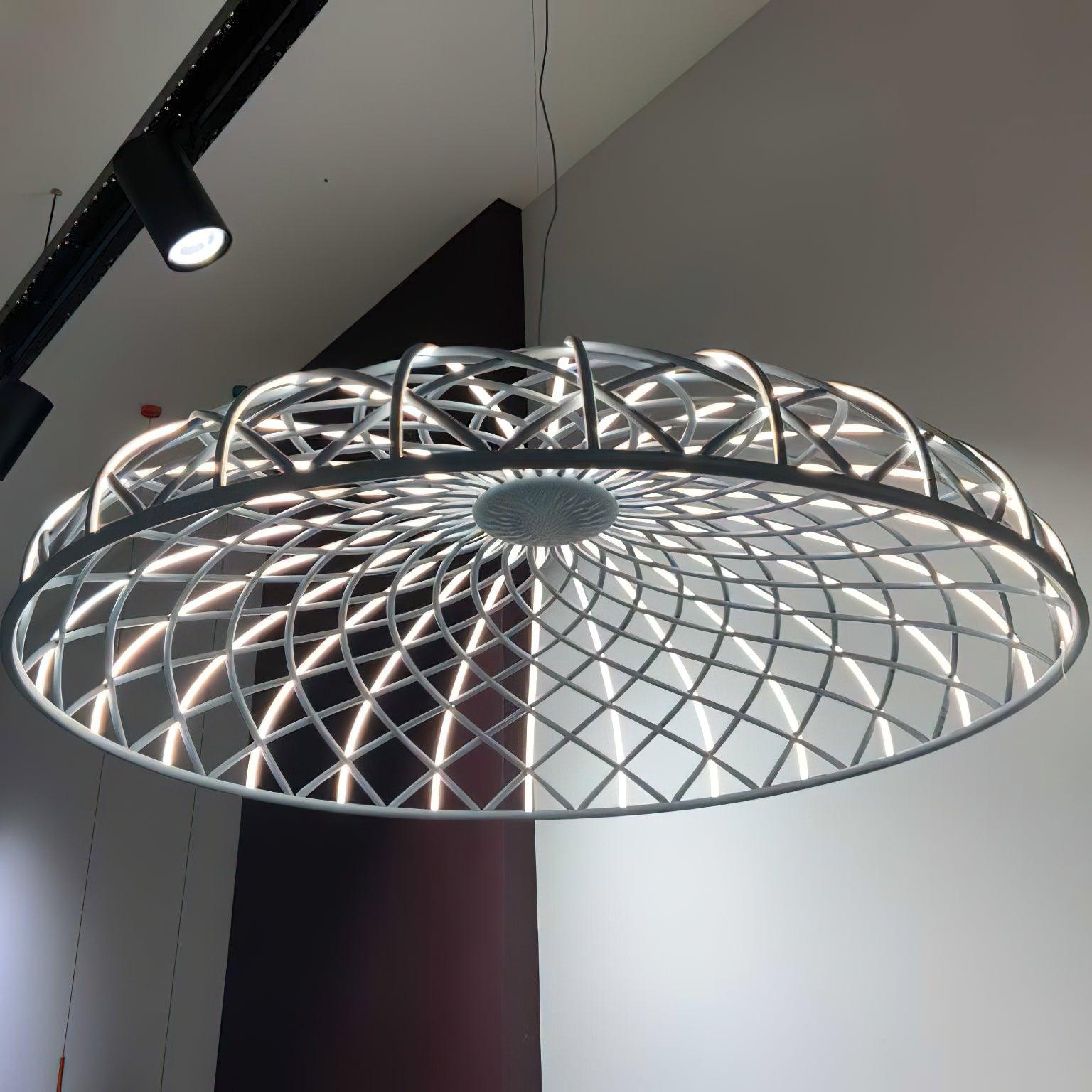Fiona Suspension Réticulé Tressé Abat-jour Moderne